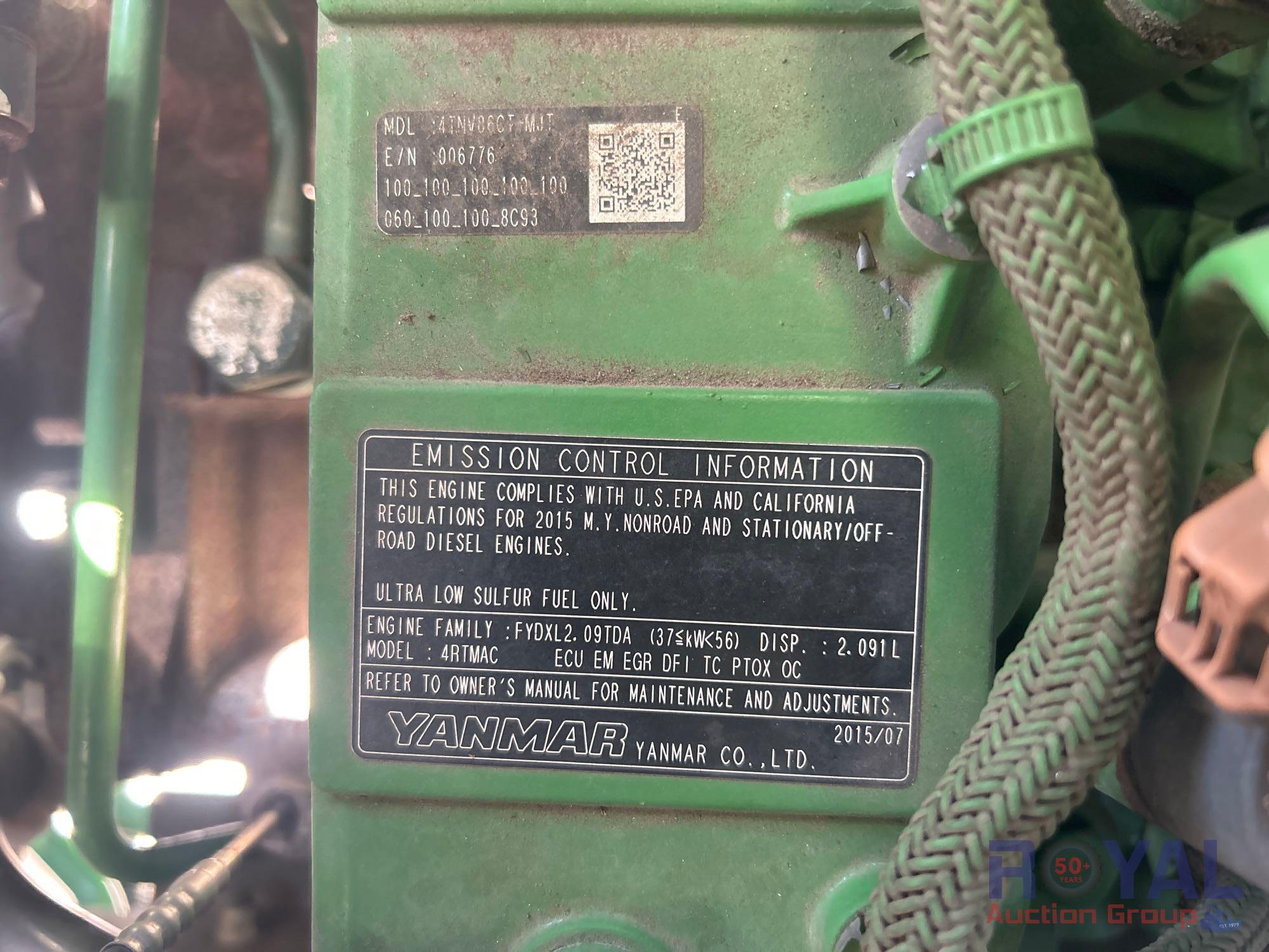 2015 John Deere 4052R Utility Tractor