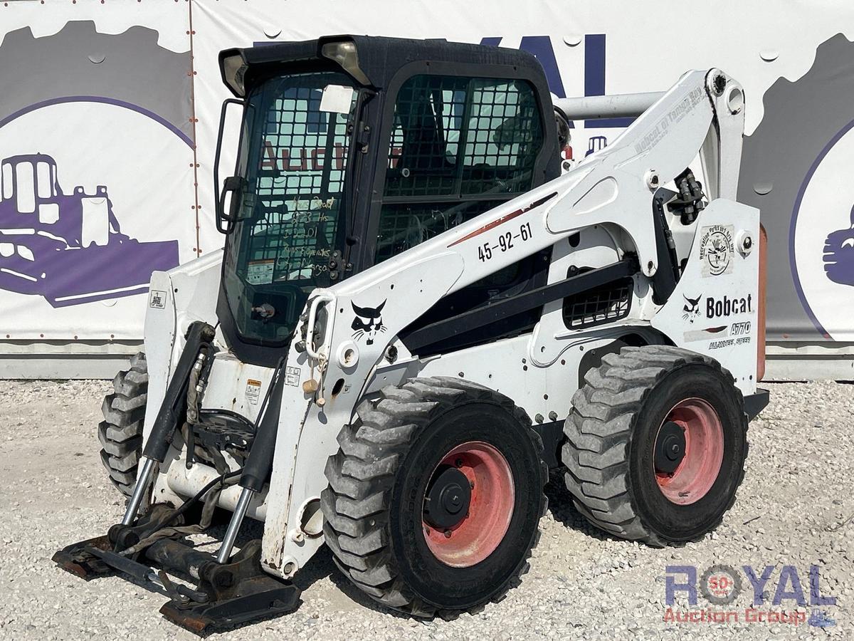 2012 Bobcat A770 Compact Wheel Loader Skid Steer