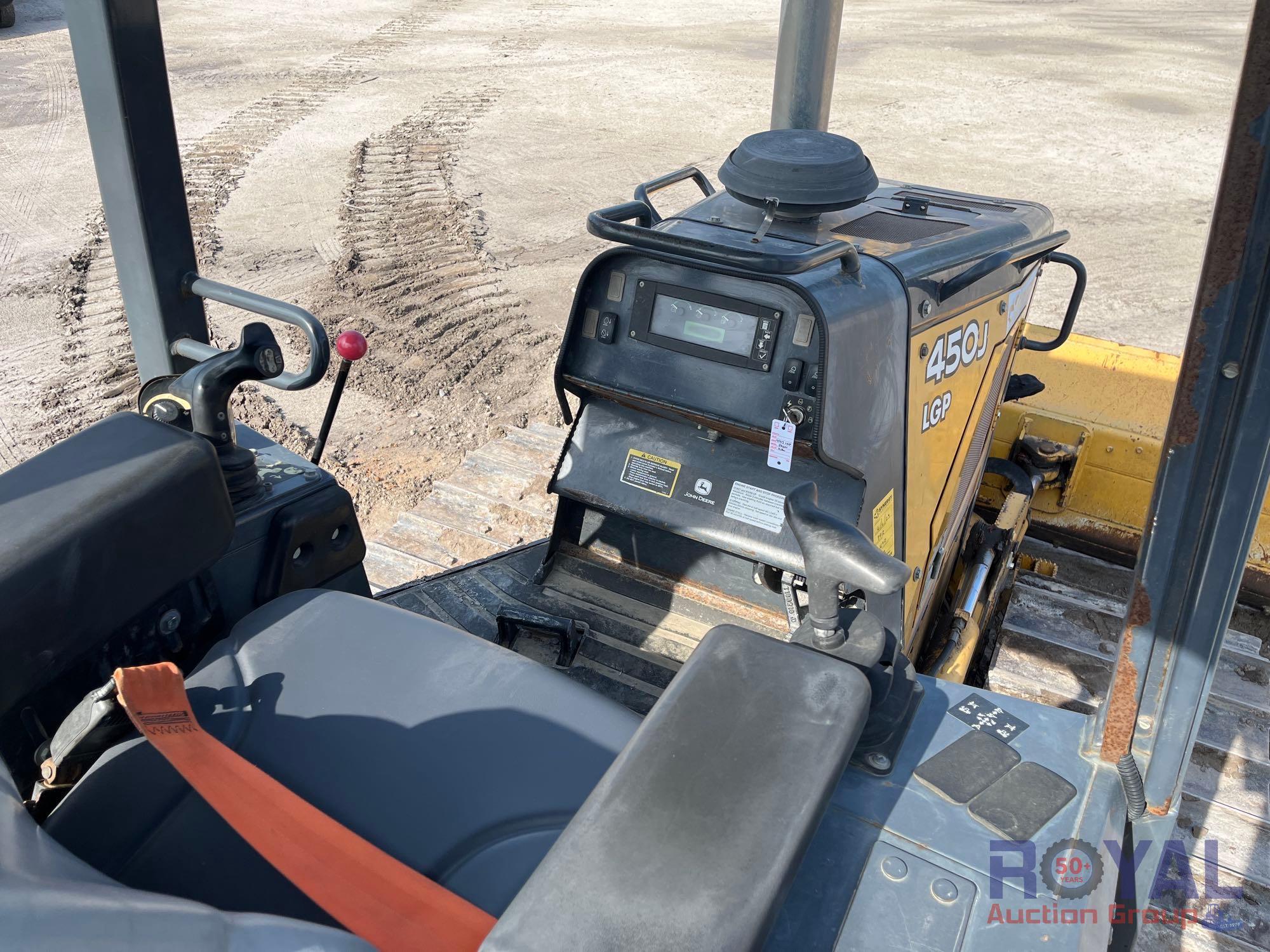 2016 John Deere 450J LGP Crawler Tractor Dozer