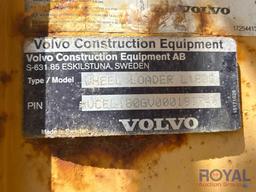 2014 Volvo L180G Articulated Wheel Loader