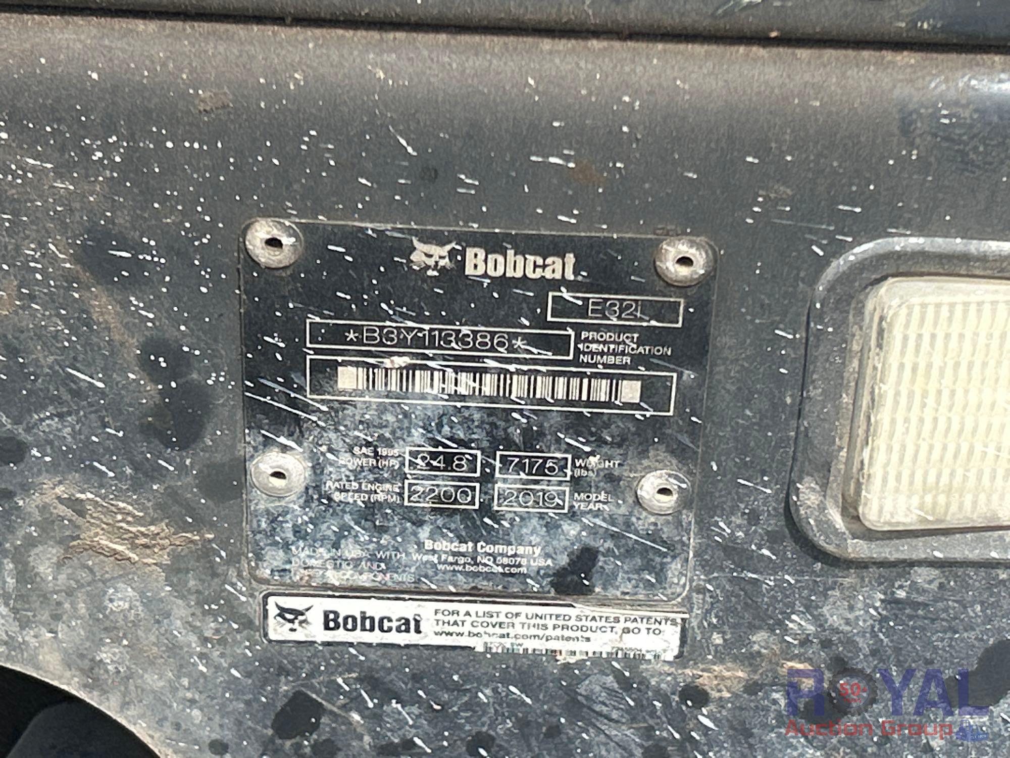 2019 Bobcat E32i Mini Excavator