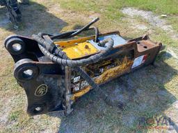 2018 D and A 130V Hydraulic Breaker Excavator Attachment