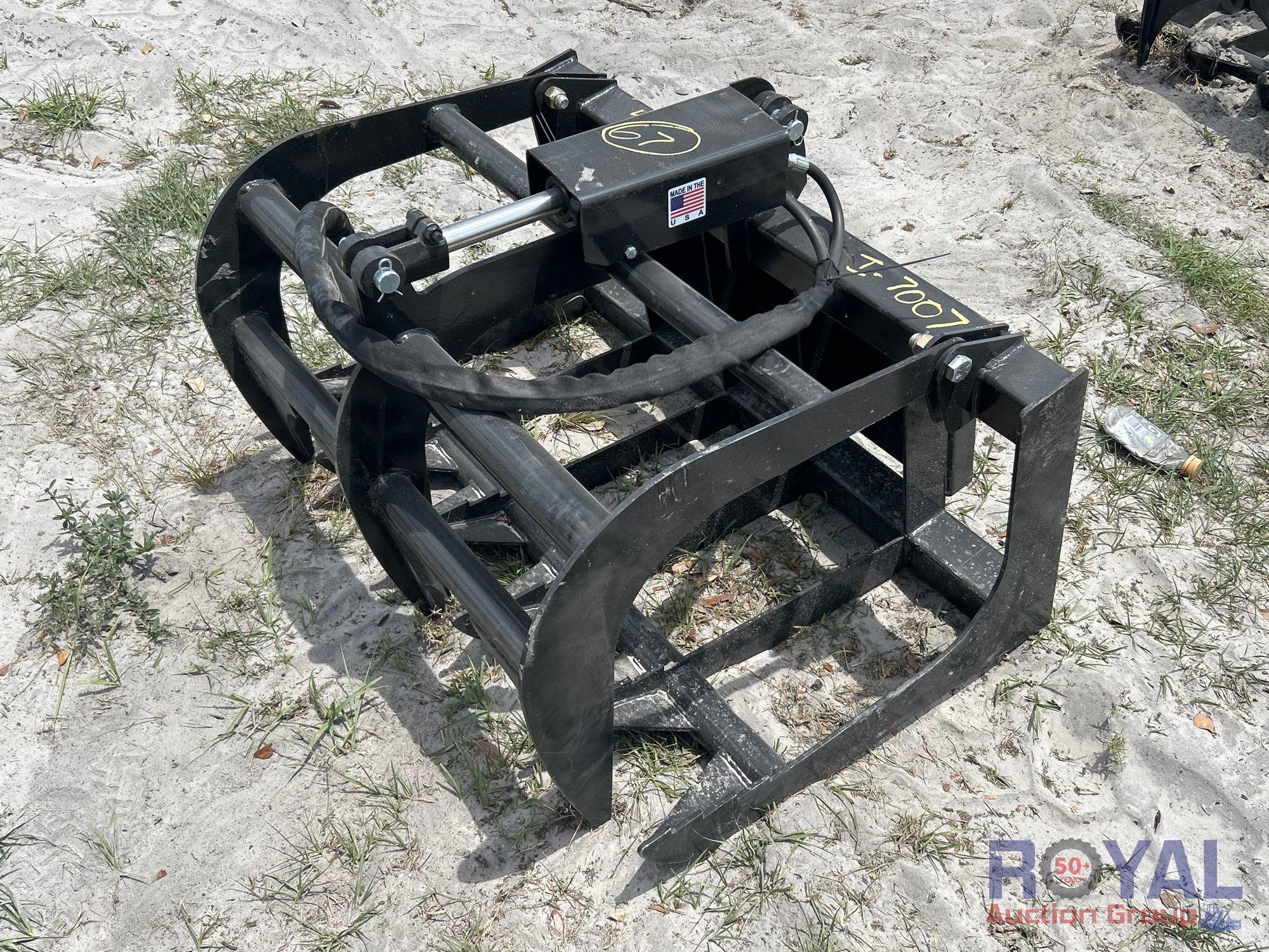2025 JMR 40in Grapple Rake Mini Skid Steer Attachment