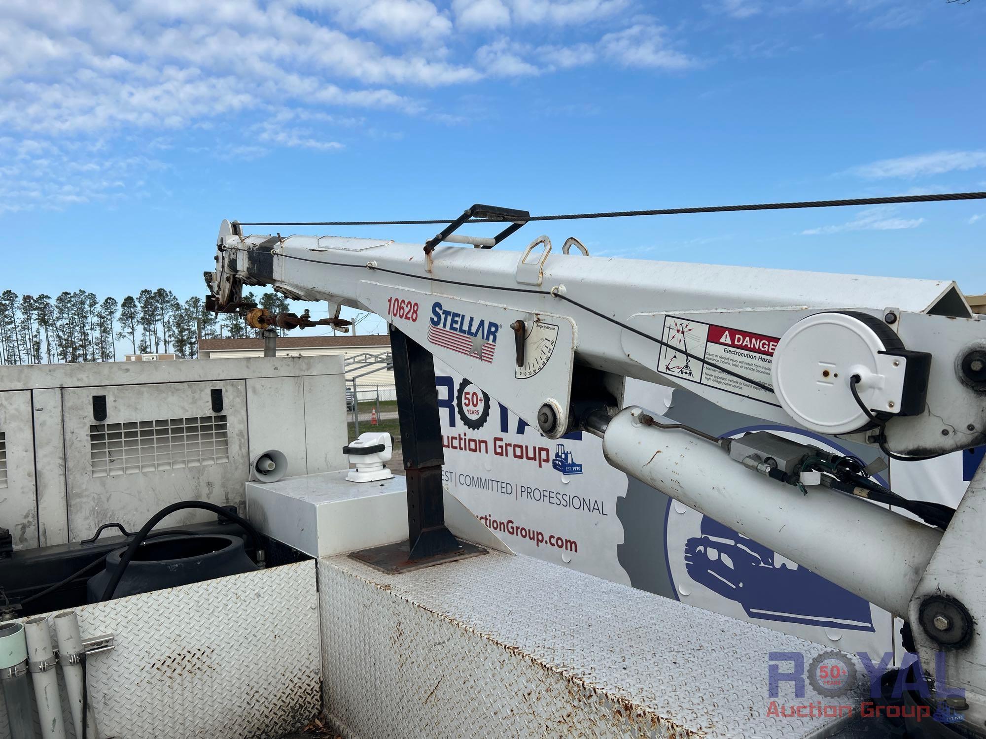 2015 Ford F-750 Stellar 10628 5,500LB Crane Service Truck