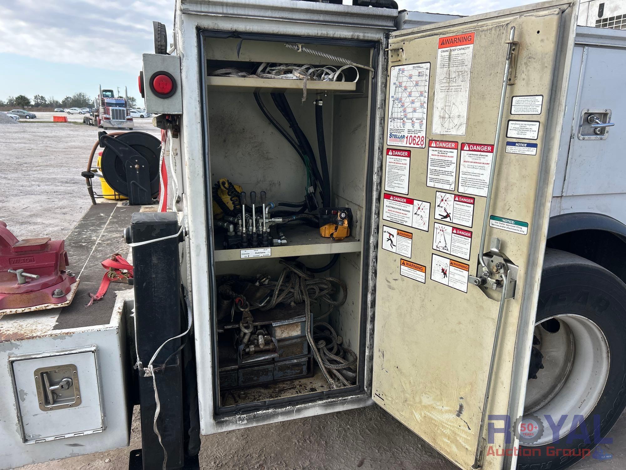 2015 Ford F-750 Stellar 10628 5,500LB Crane Service Truck