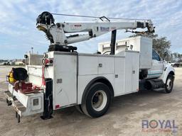2015 Ford F-750 Stellar 10628 5,500LB Crane Service Truck