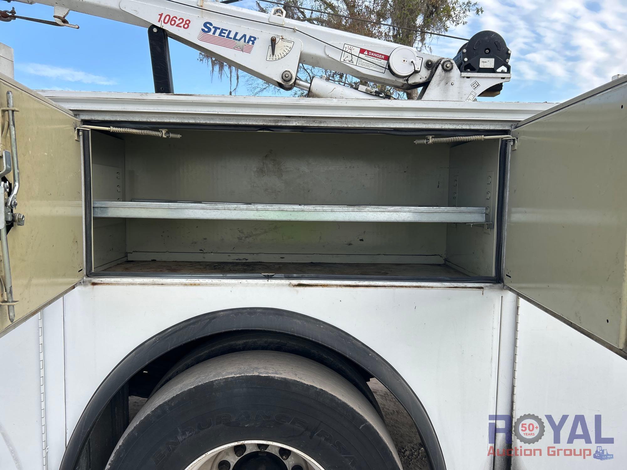 2015 Ford F-750 Stellar 10628 5,500LB Crane Service Truck