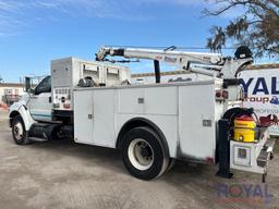 2015 Ford F-750 Stellar 10628 5,500LB Crane Service Truck