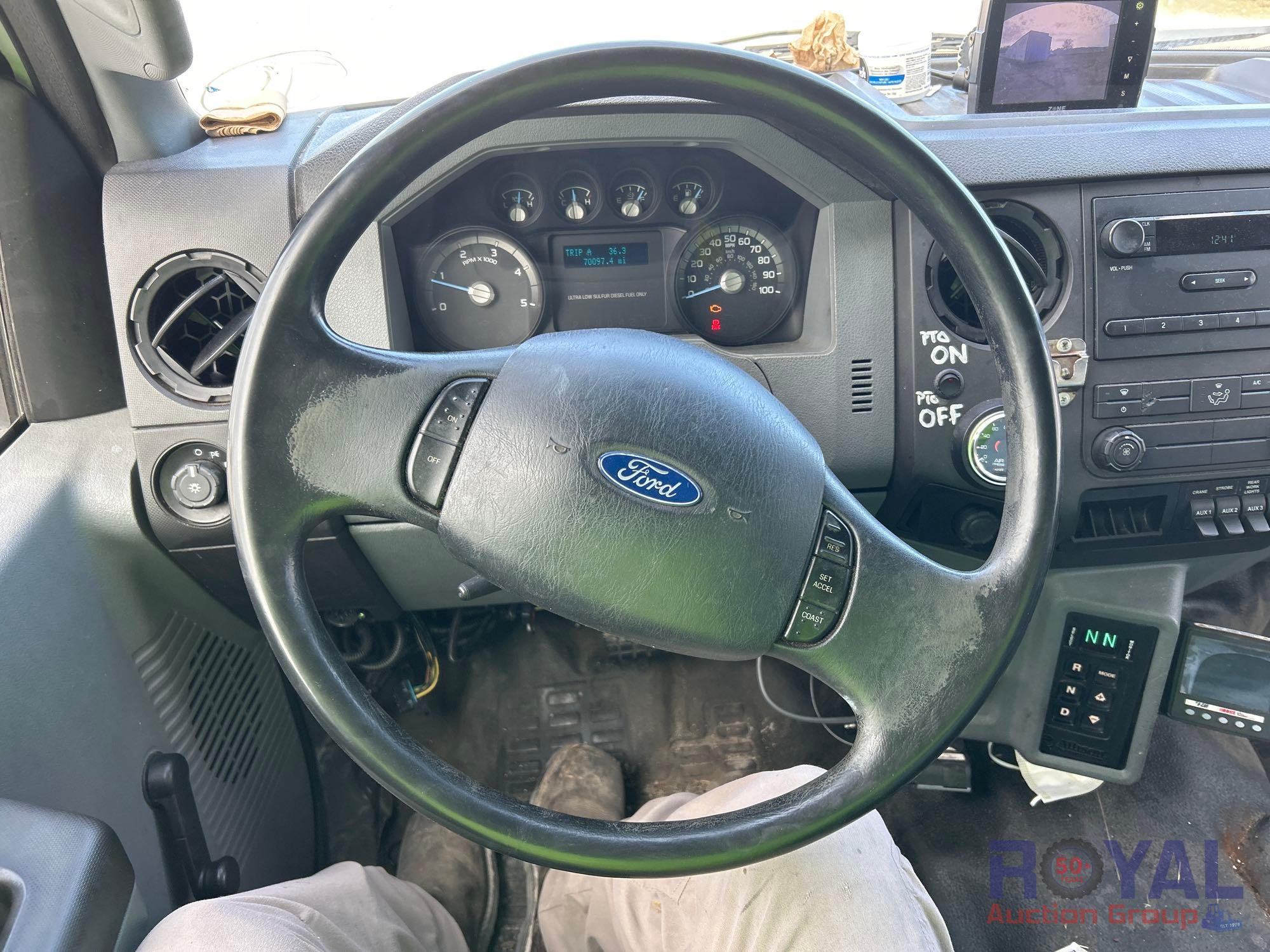 2015 Ford F-750 Stellar 10628 5,500LB Crane Service Truck