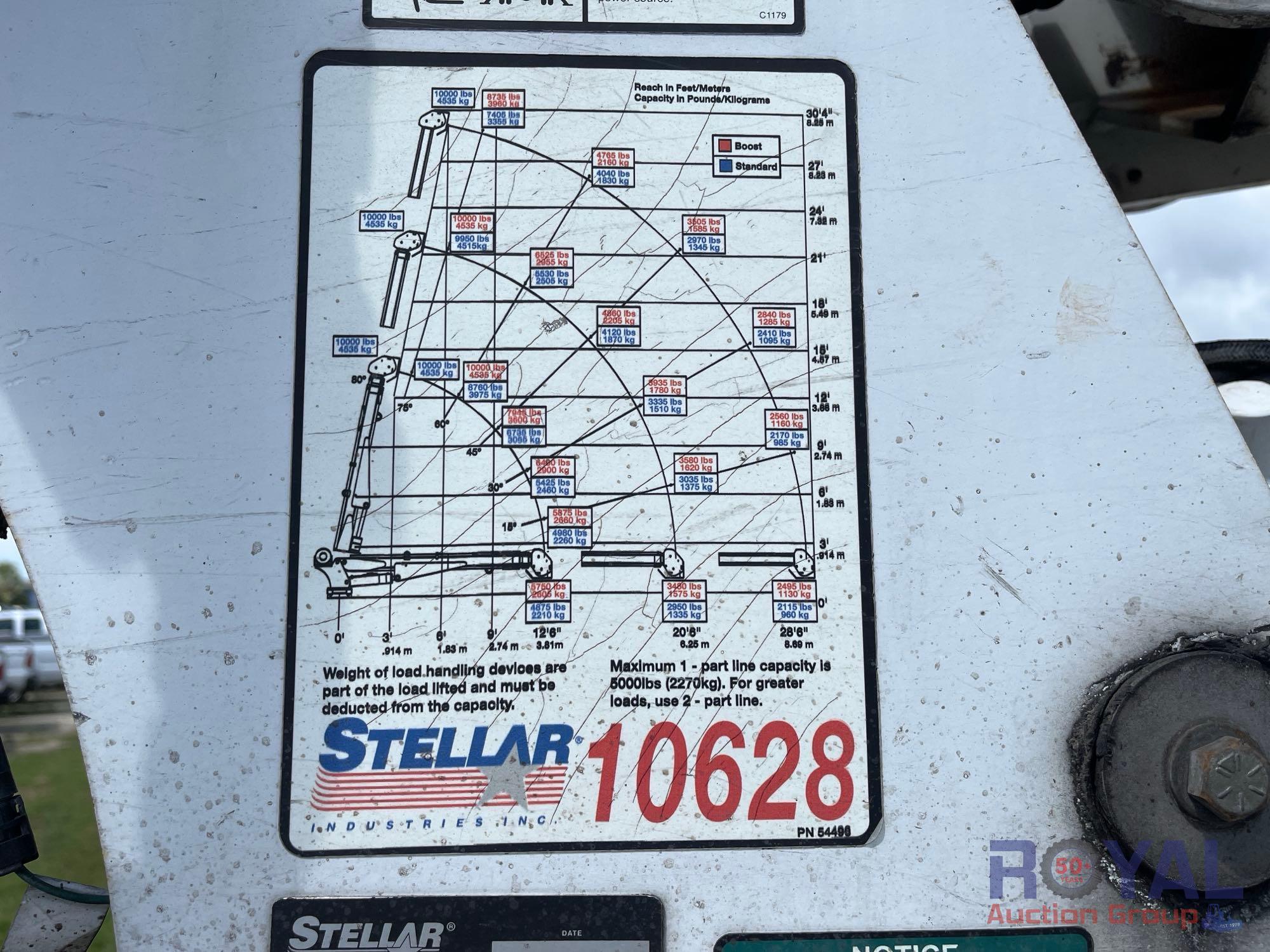 2015 Ford F-750 Stellar 10628 5,500LB Crane Service Truck