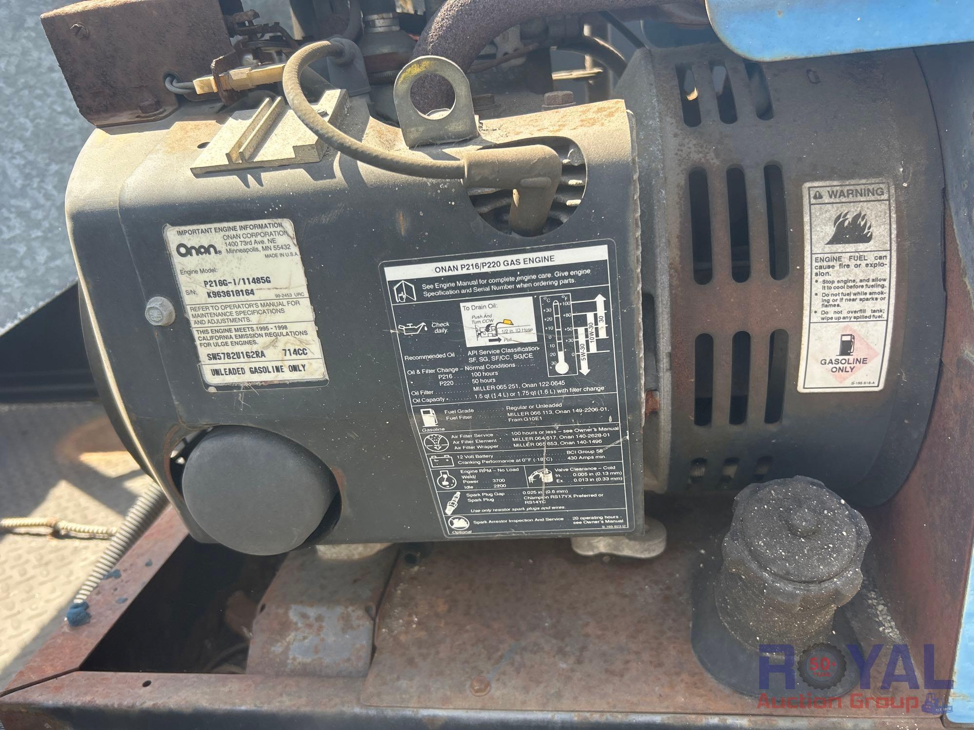 2001 Ford F-550 Crew Cab Auto Crane 4004EH 4,000LB Mechanics Crane Service Truck