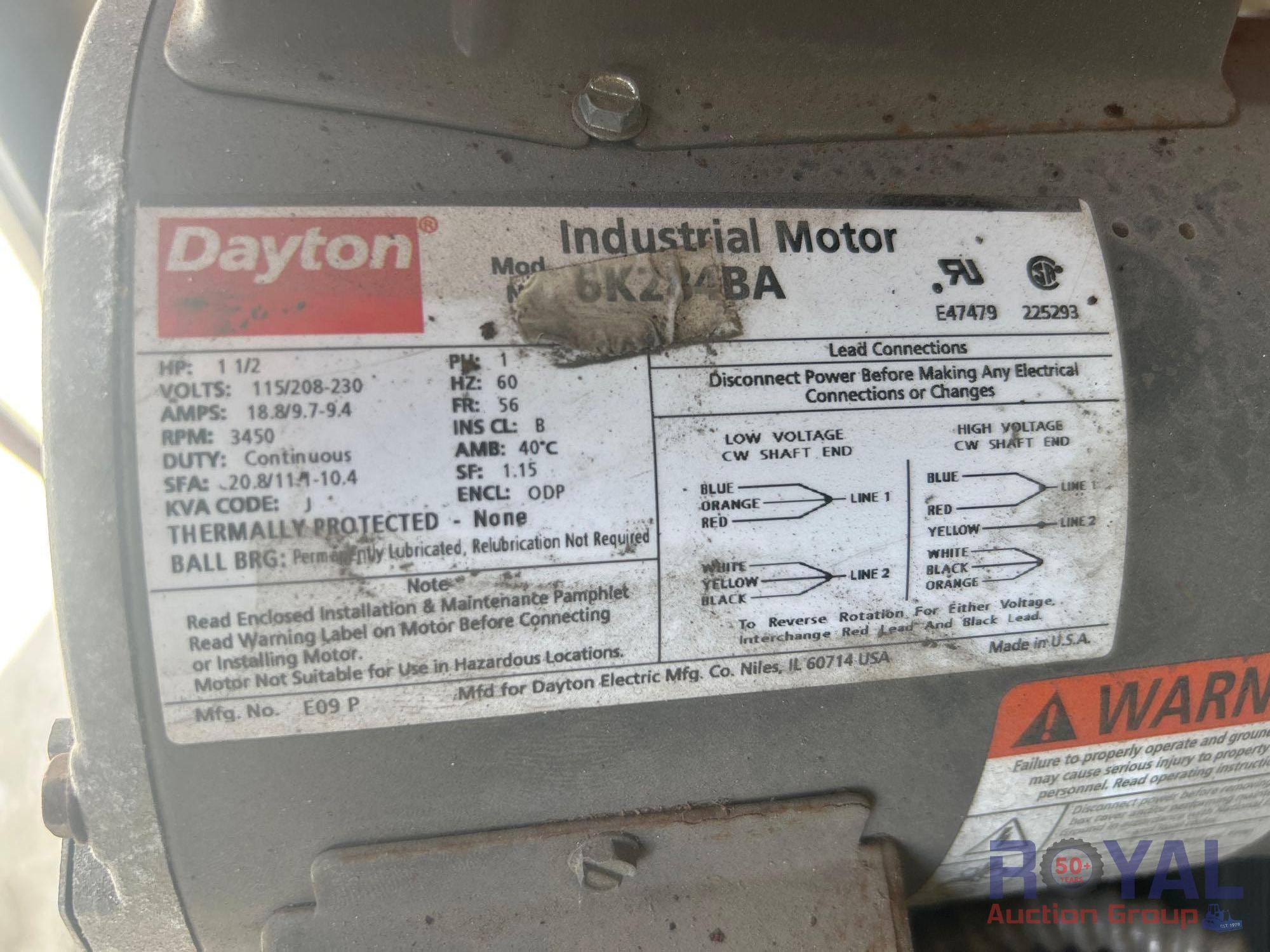 2001 Ford F-550 Crew Cab Auto Crane 4004EH 4,000LB Mechanics Crane Service Truck