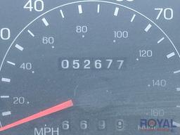 2001 Ford F-550 Crew Cab Auto Crane 4004EH 4,000LB Mechanics Crane Service Truck