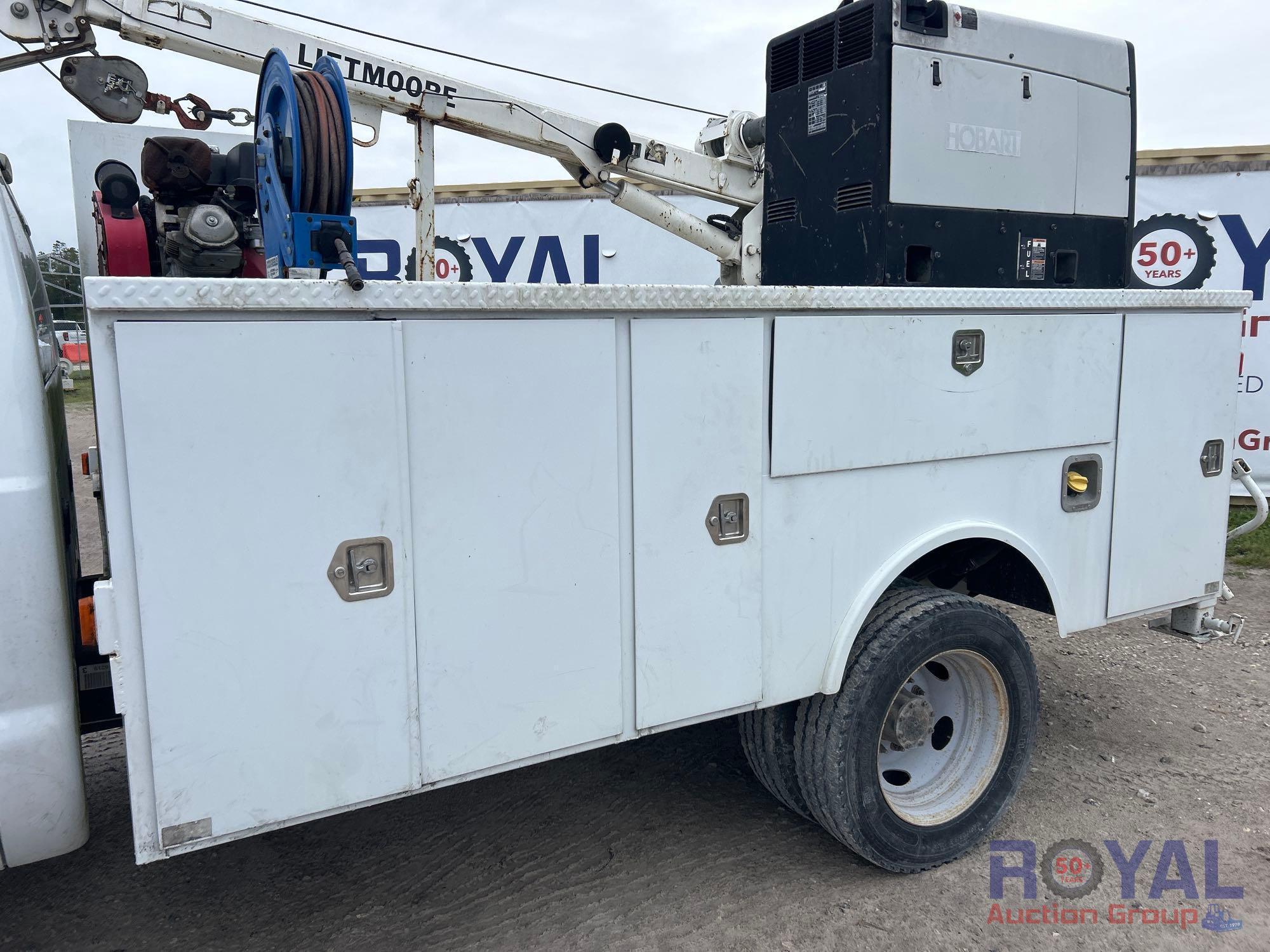 2014 Ford F-450 Liftmoore 5000W Mechanics Crane Service Truck