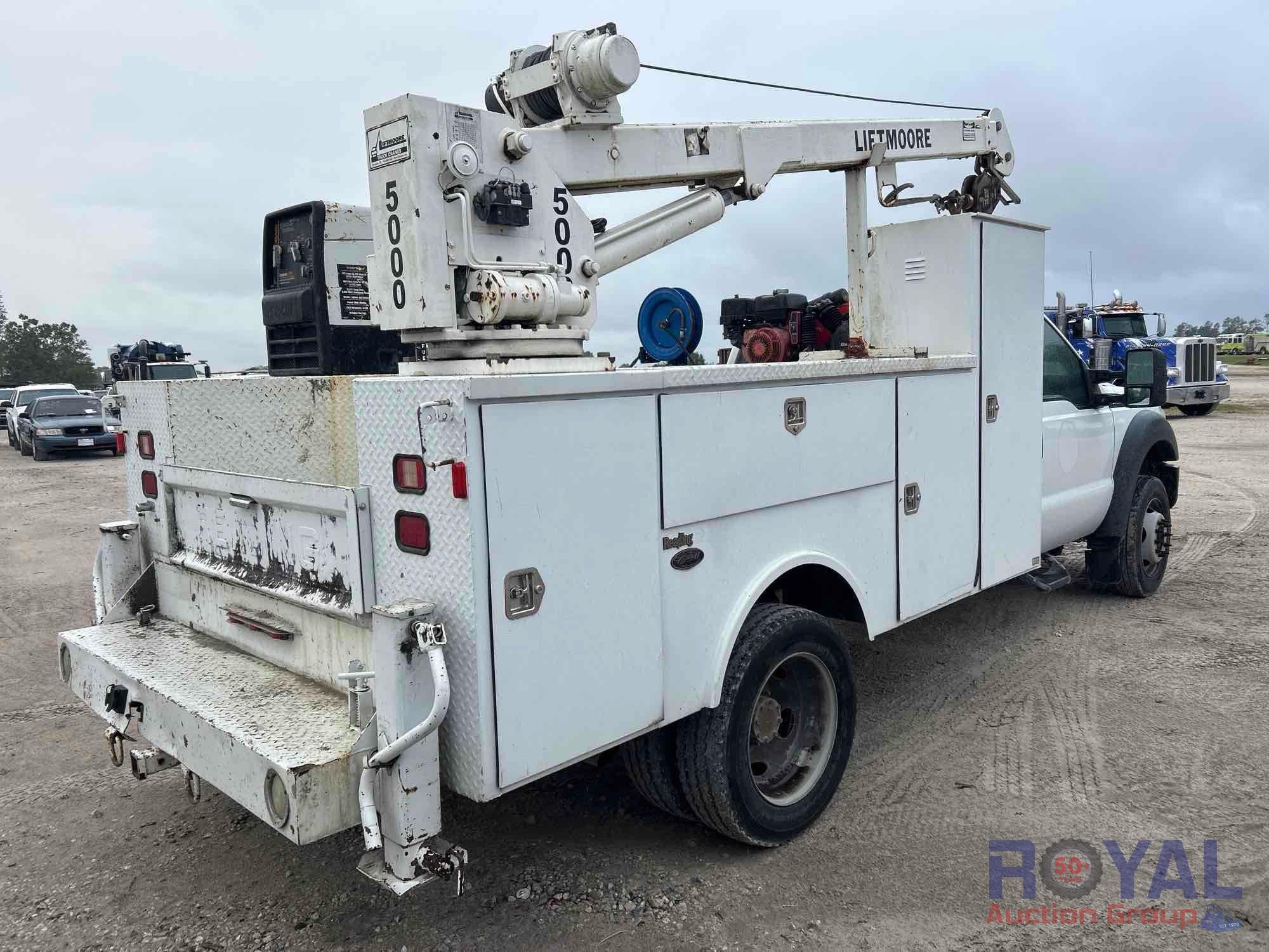 2014 Ford F-450 Liftmoore 5000W Mechanics Crane Service Truck