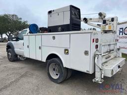 2014 Ford F-450 Liftmoore 5000W Mechanics Crane Service Truck