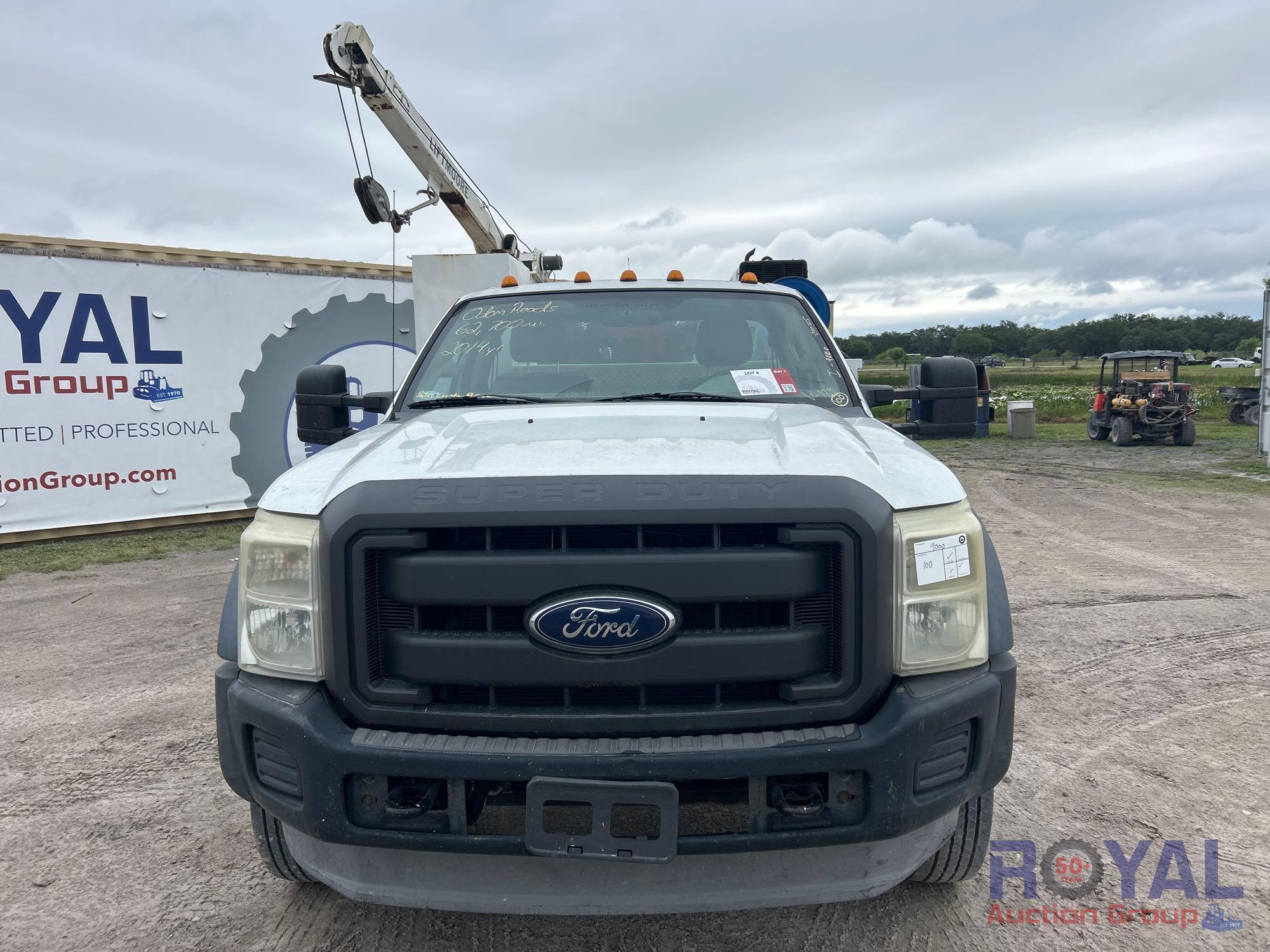 2014 Ford F-450 Liftmoore 5000W Mechanics Crane Service Truck