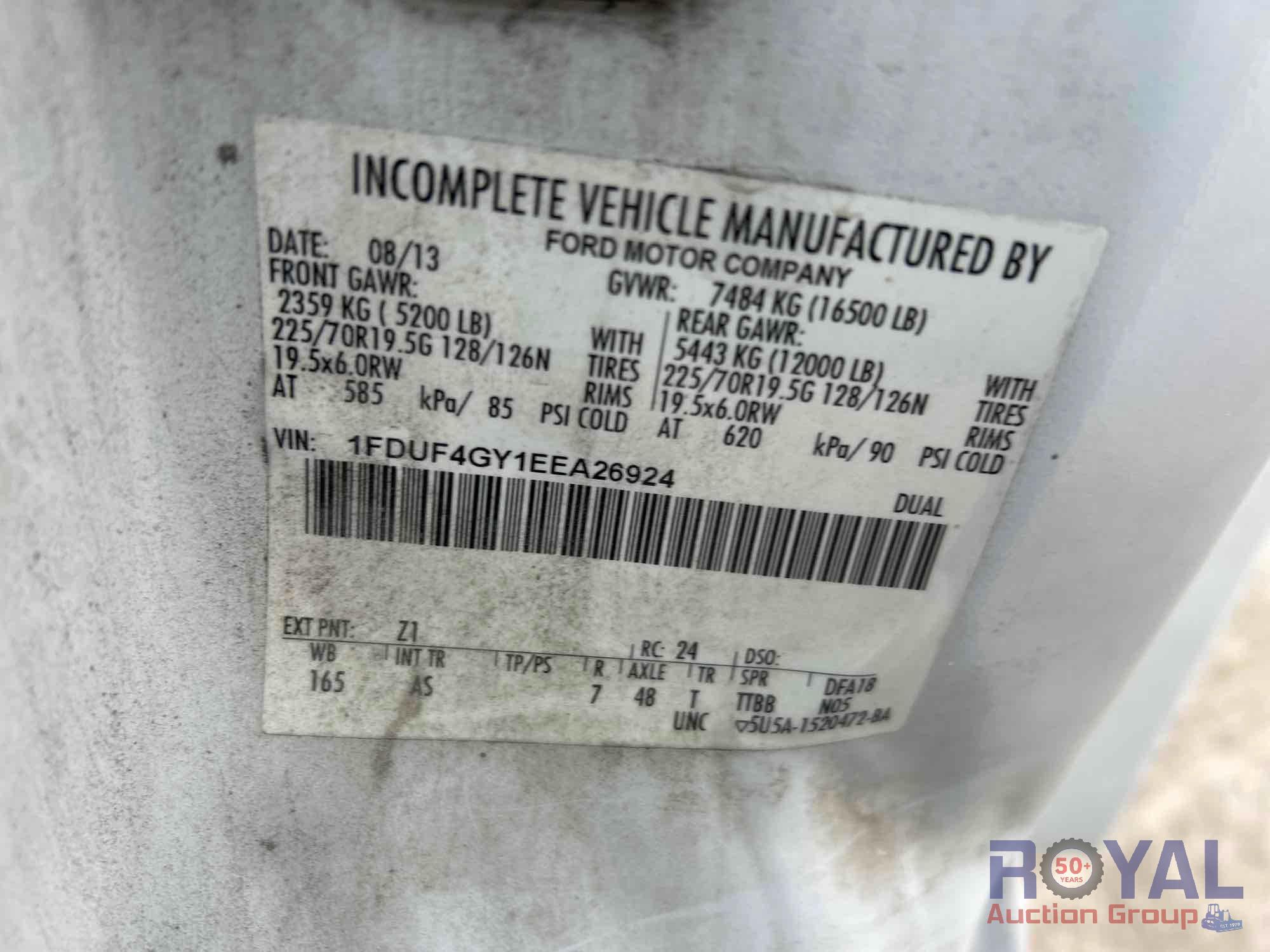 2014 Ford F-450 Liftmoore 5000W Mechanics Crane Service Truck