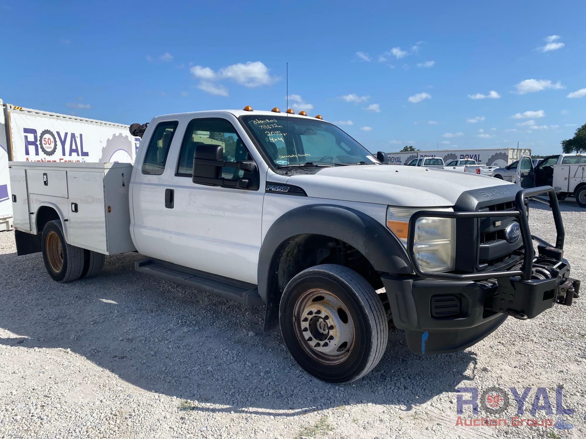 2015 Ford F-550 4x4 Ext. Cab Knapheide Service Truck