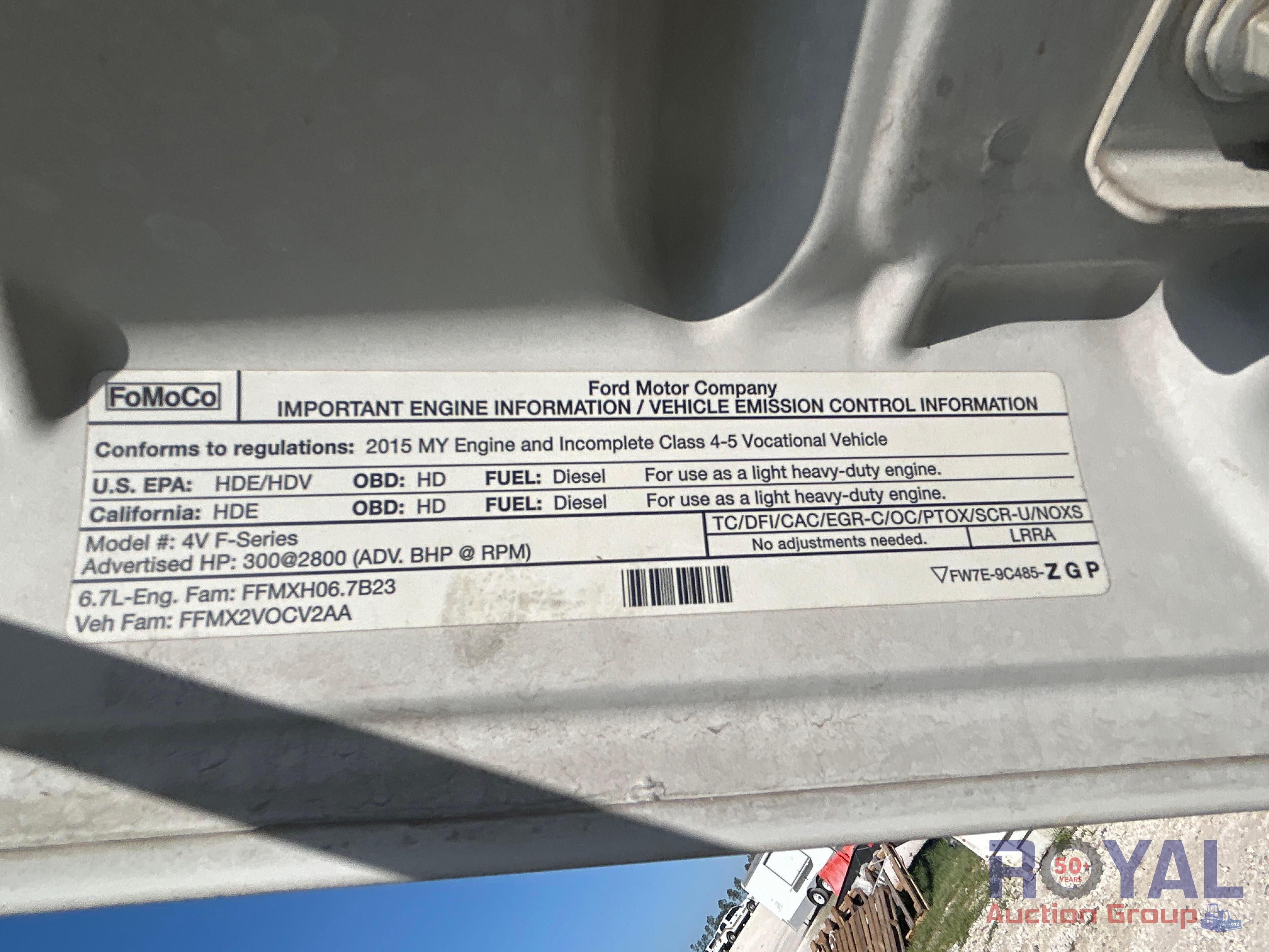 2015 Ford F-450 Knapheide Service Truck