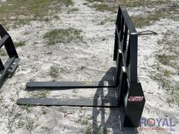 2025 Kivel 48in Forks and Frame Skid Steer Attachment