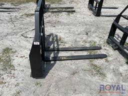 2025 Kivel 48in Forks and Frame Skid Steer Attachment