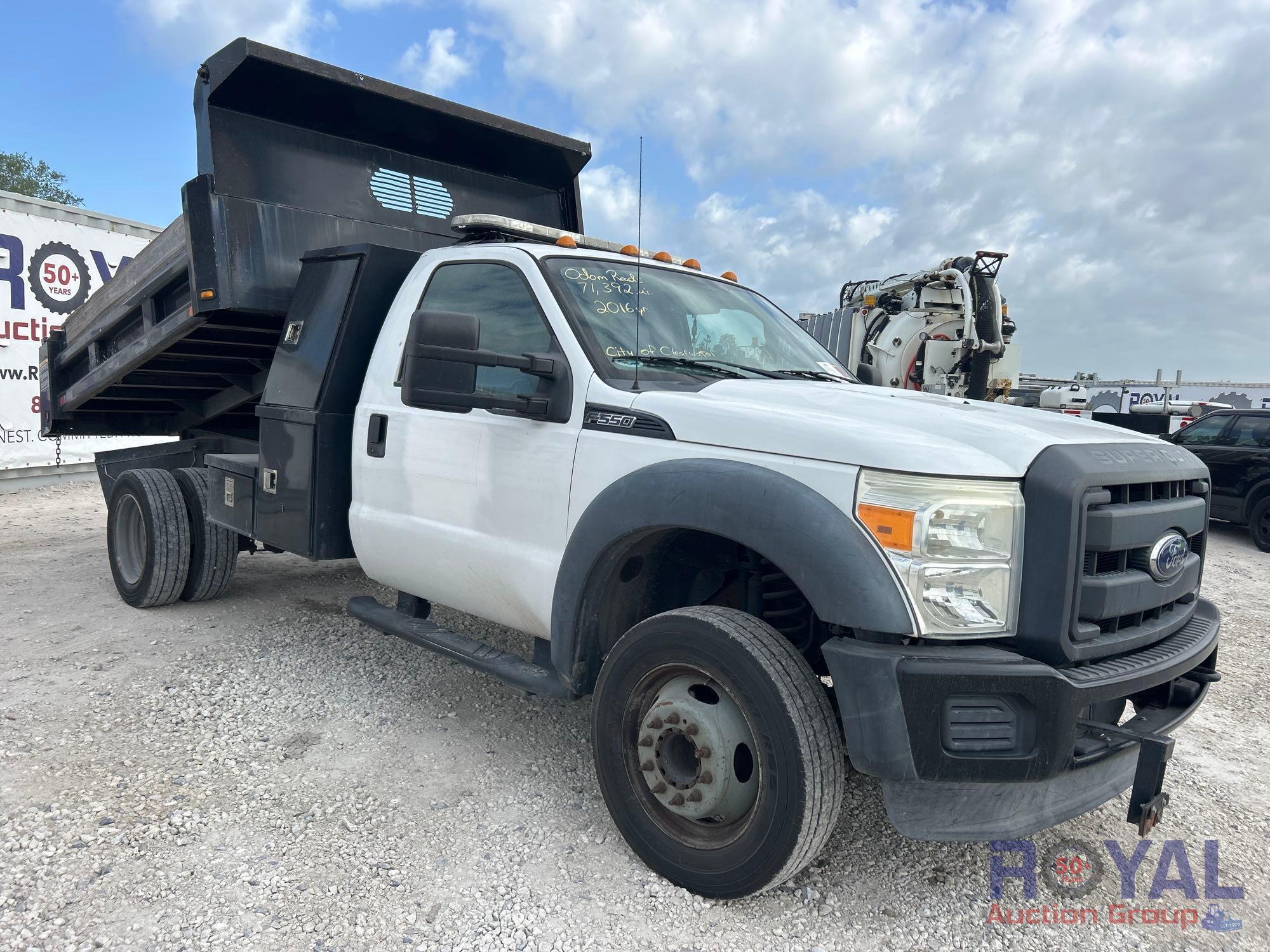 2016 Ford F-550 9ft Dump Truck