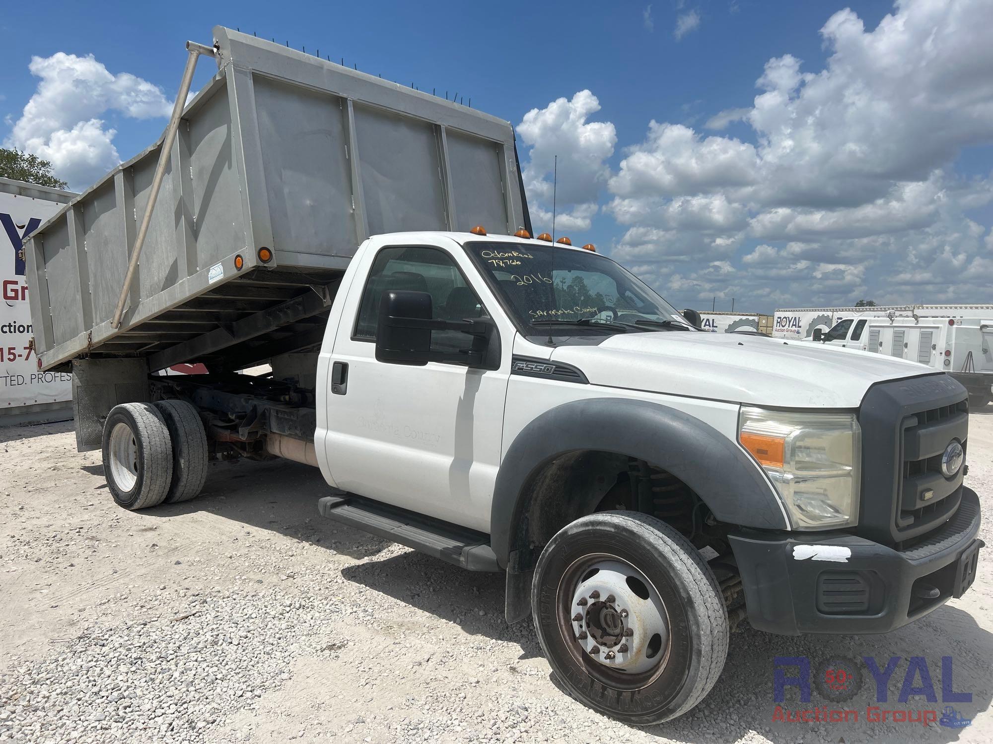 2016 Ford F-550 4x4 Dump Truck