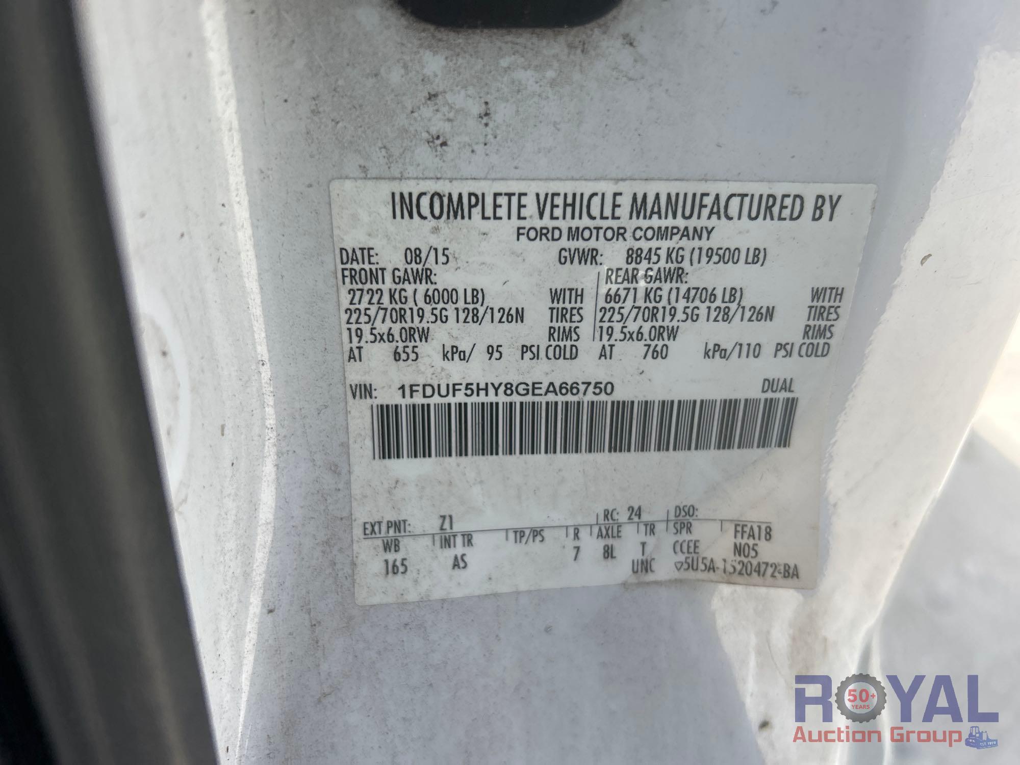 2016 Ford F-550 4x4 Dump Truck