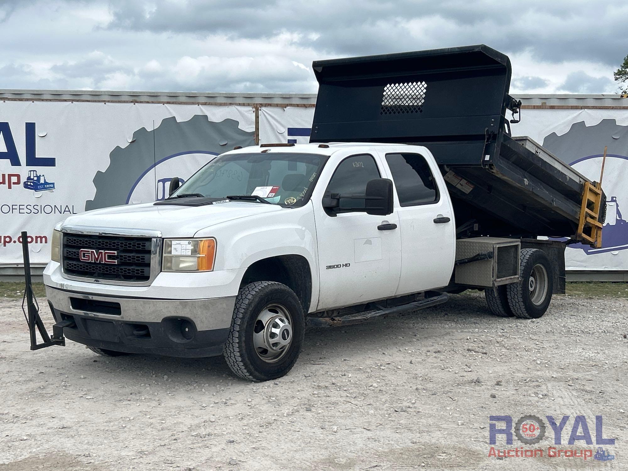 2012 GMC Sierra 3500HD Crew Cab Dump Truck