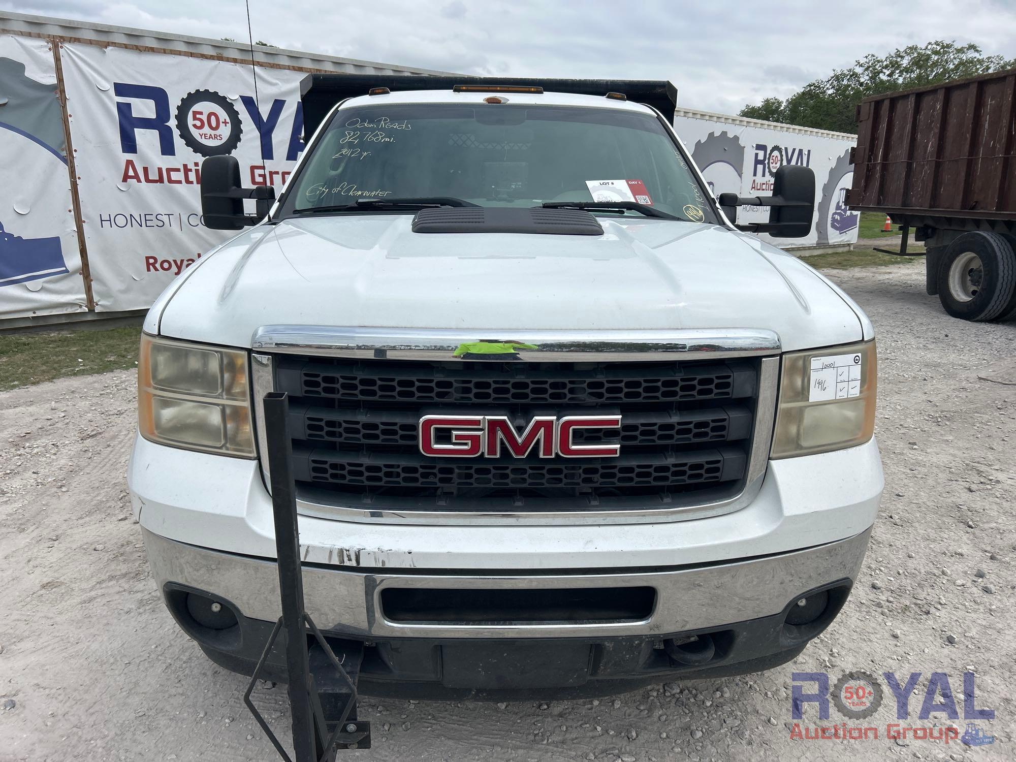 2012 GMC Sierra 3500HD Crew Cab Dump Truck