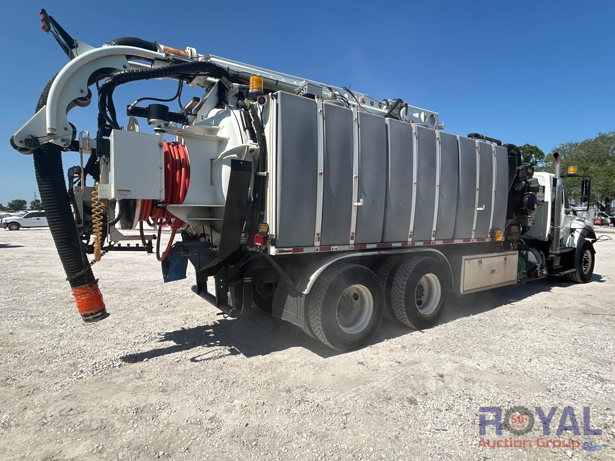 2018 International WorkStar 7500 AquaTech B-15 Combination Sewer Jetter Vacuum Truck