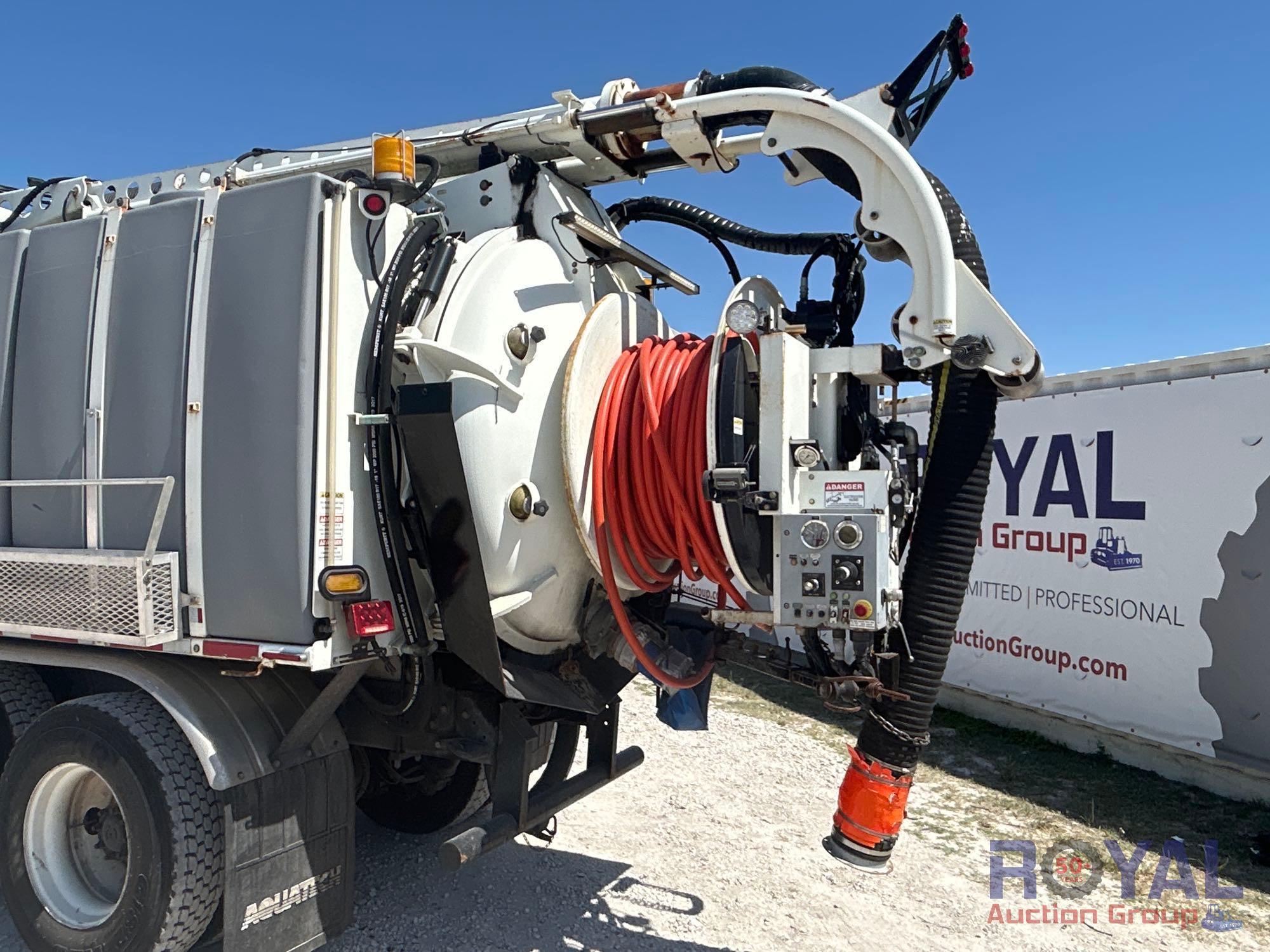 2018 International WorkStar 7500 AquaTech B-15 Combination Sewer Jetter Vacuum Truck