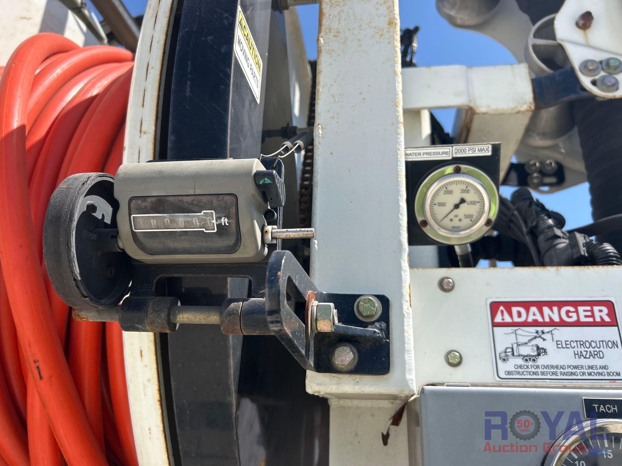 2018 International WorkStar 7500 AquaTech B-15 Combination Sewer Jetter Vacuum Truck