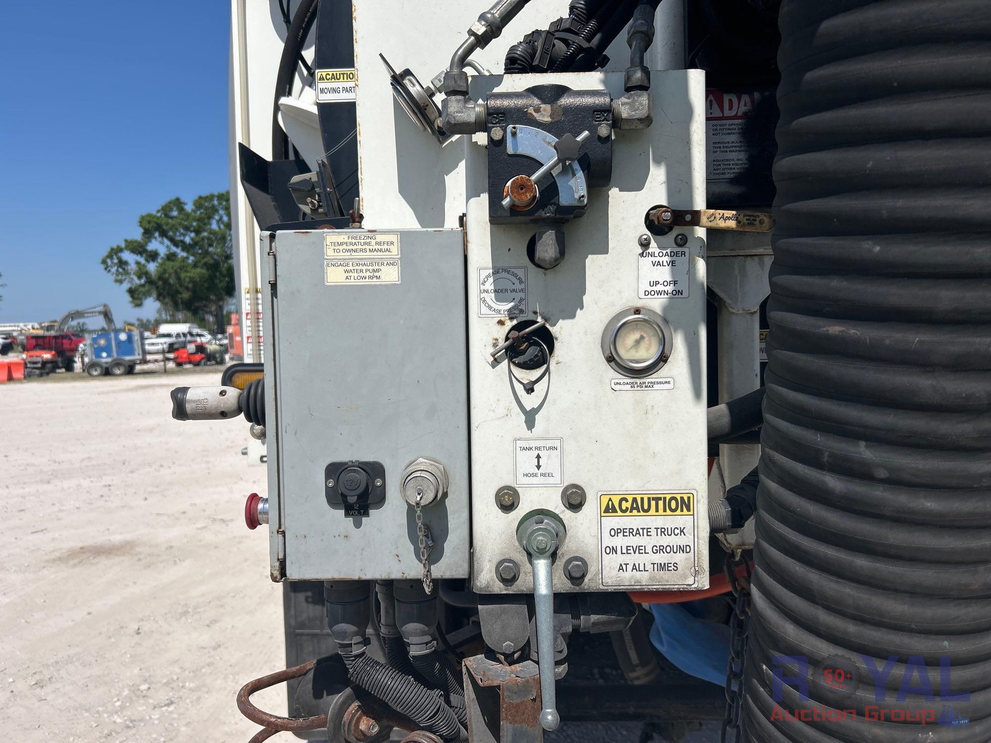 2018 International WorkStar 7500 AquaTech B-15 Combination Sewer Jetter Vacuum Truck