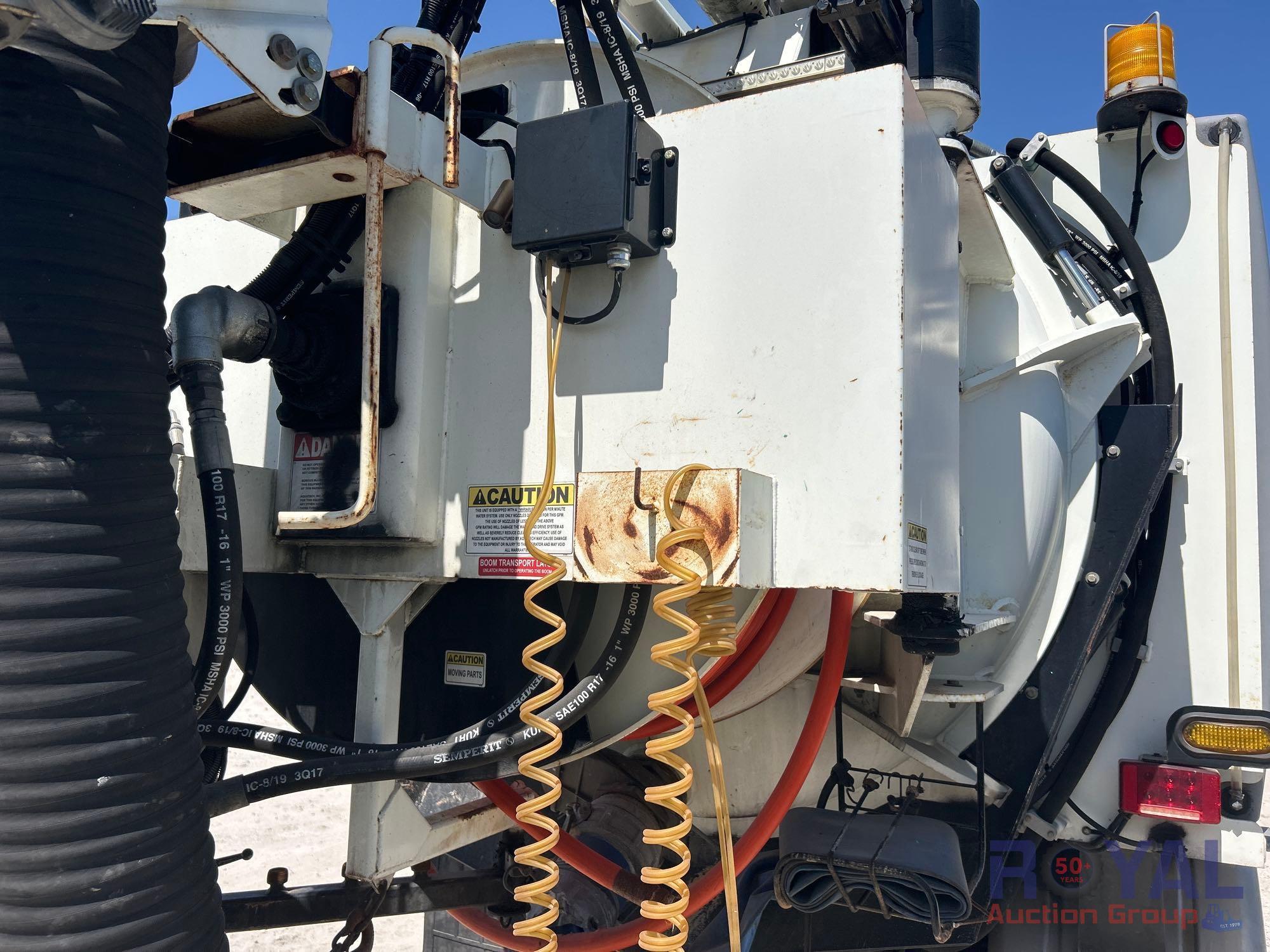 2018 International WorkStar 7500 AquaTech B-15 Combination Sewer Jetter Vacuum Truck