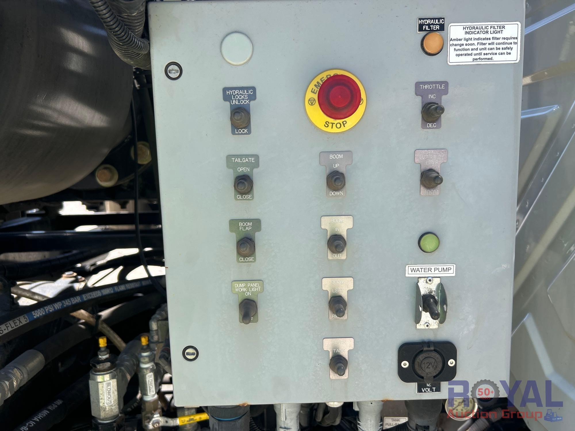 2018 International WorkStar 7500 AquaTech B-15 Combination Sewer Jetter Vacuum Truck