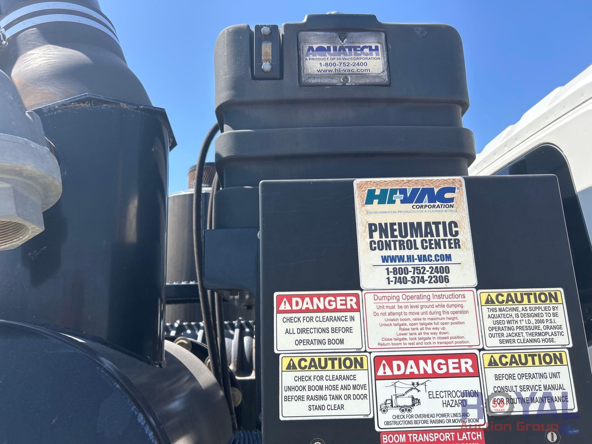 2018 International WorkStar 7500 AquaTech B-15 Combination Sewer Jetter Vacuum Truck