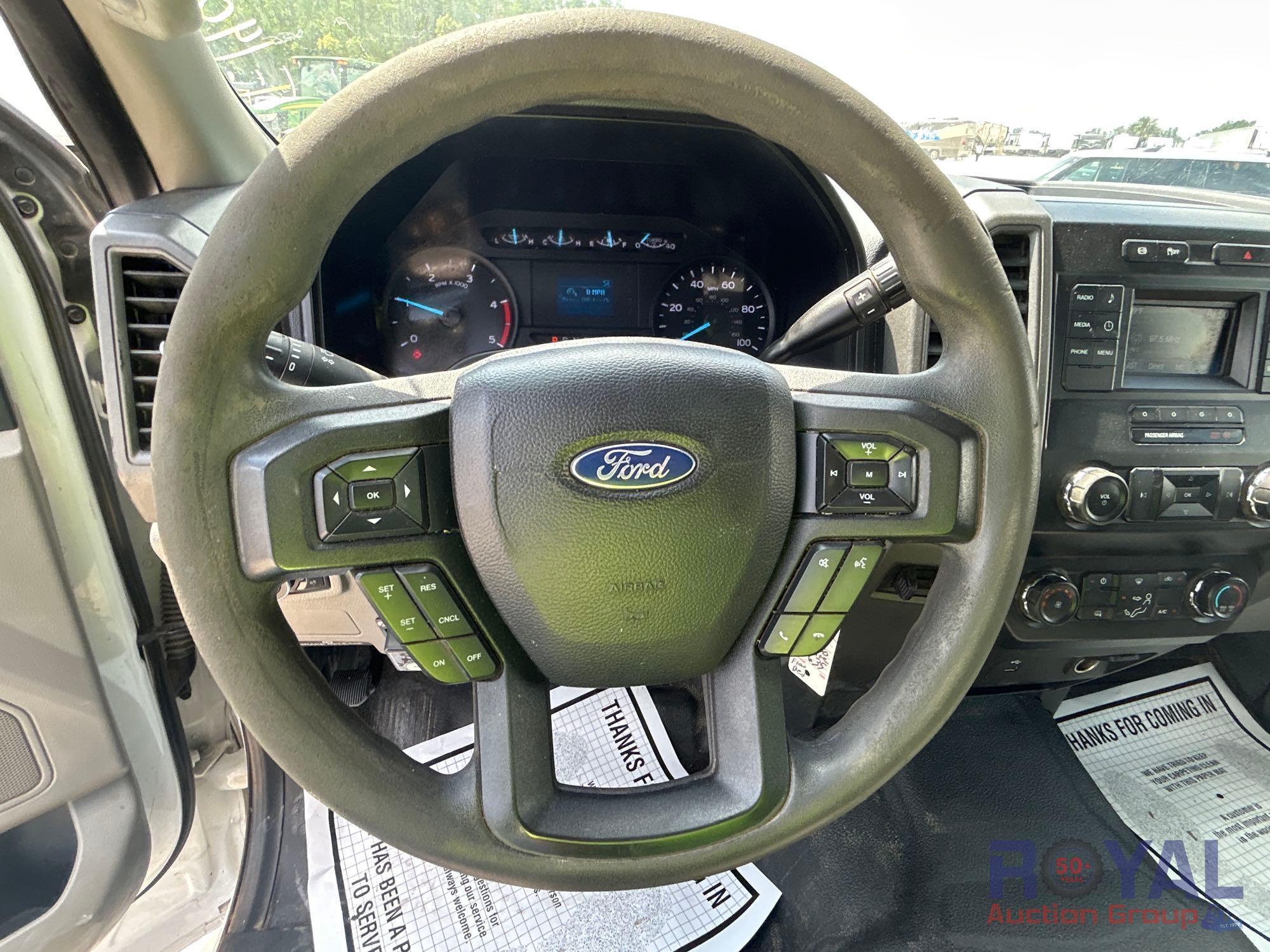 2019 Ford F-550 V-Mac DTM70 Air Compressor Flatbed Truck
