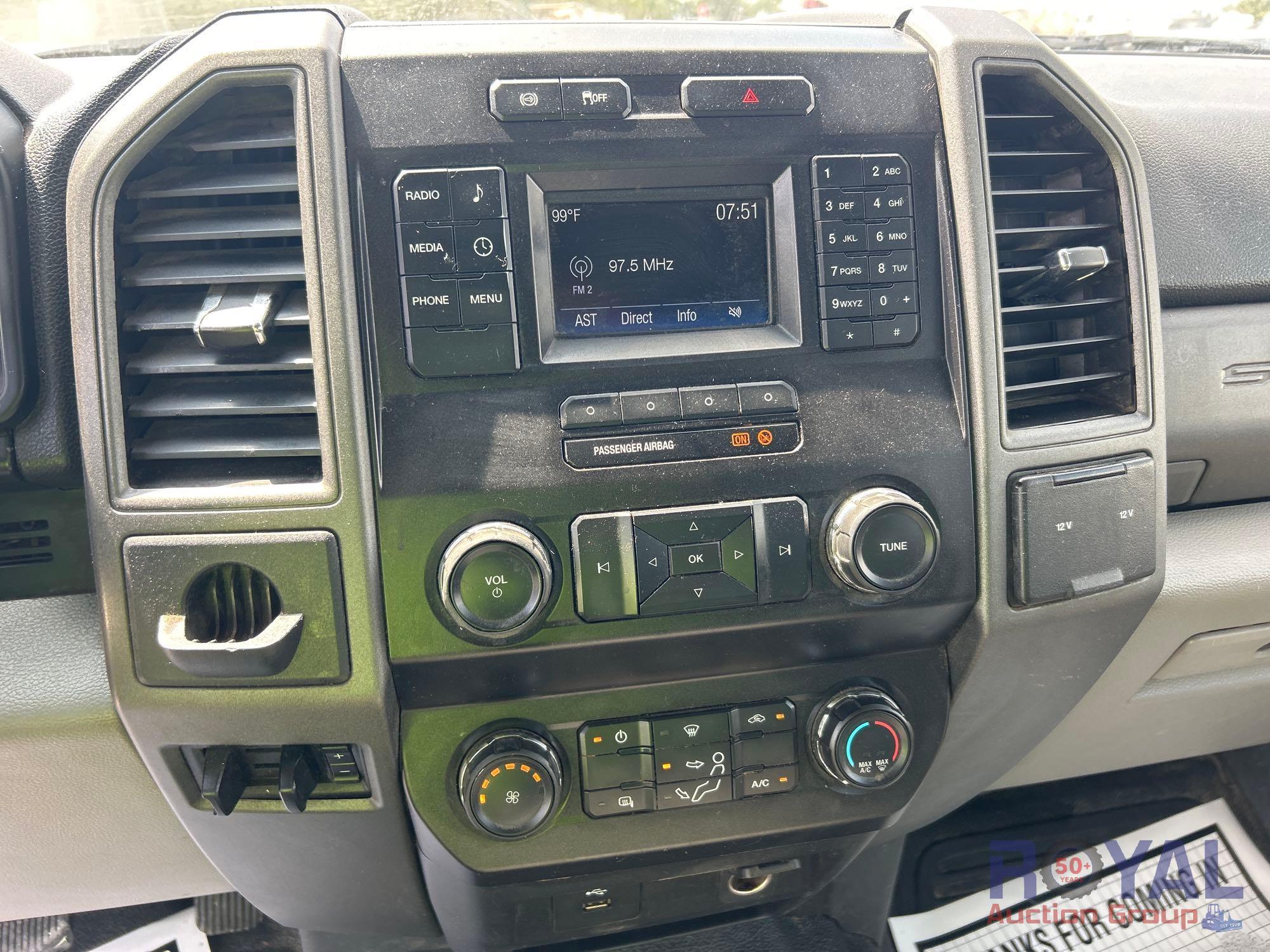 2019 Ford F-550 V-Mac DTM70 Air Compressor Flatbed Truck