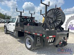 2019 Ford F-550 V-Mac DTM70 Air Compressor Flatbed Truck