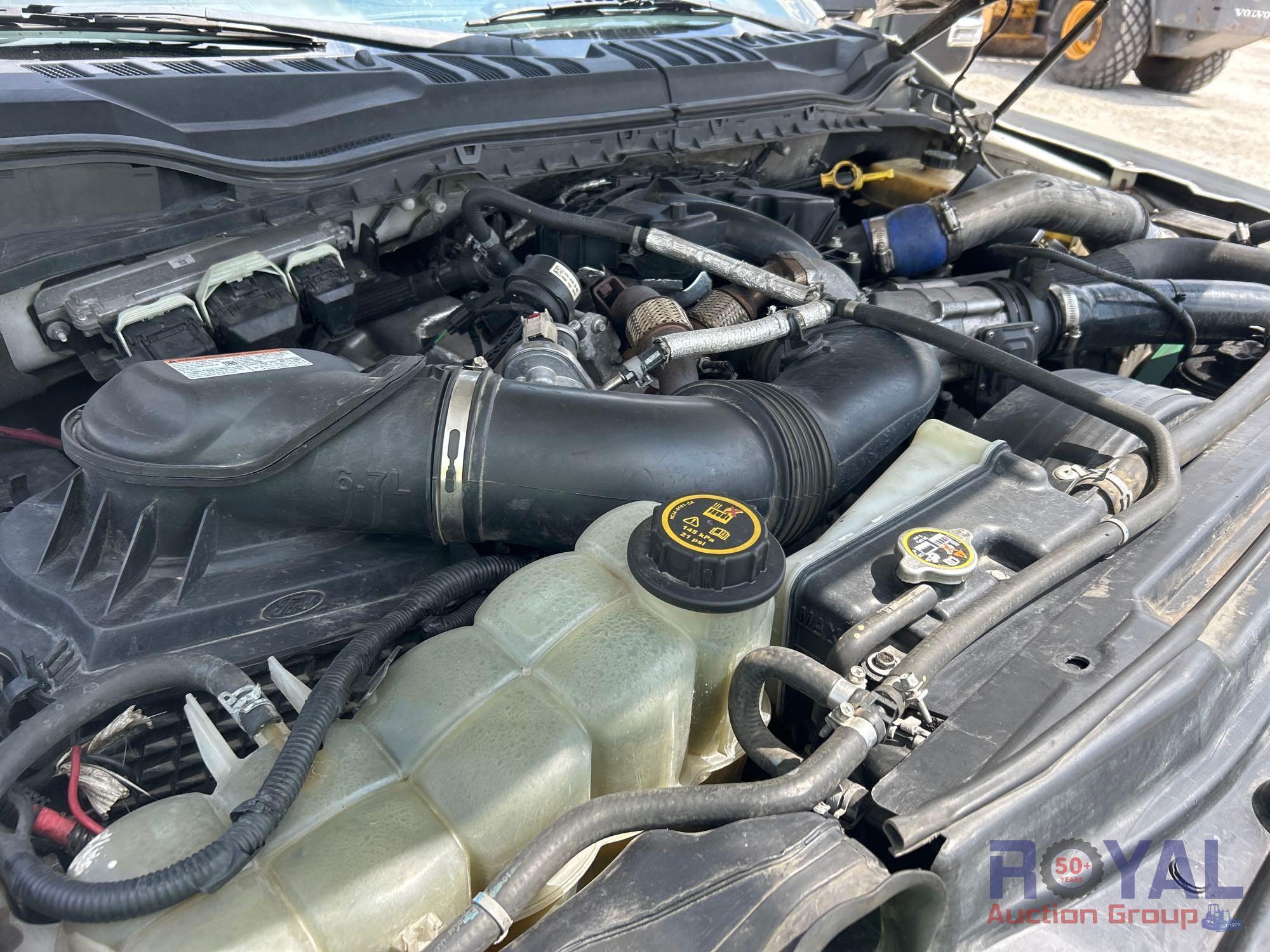 2019 Ford F-550 V-Mac DTM70 Air Compressor Flatbed Truck