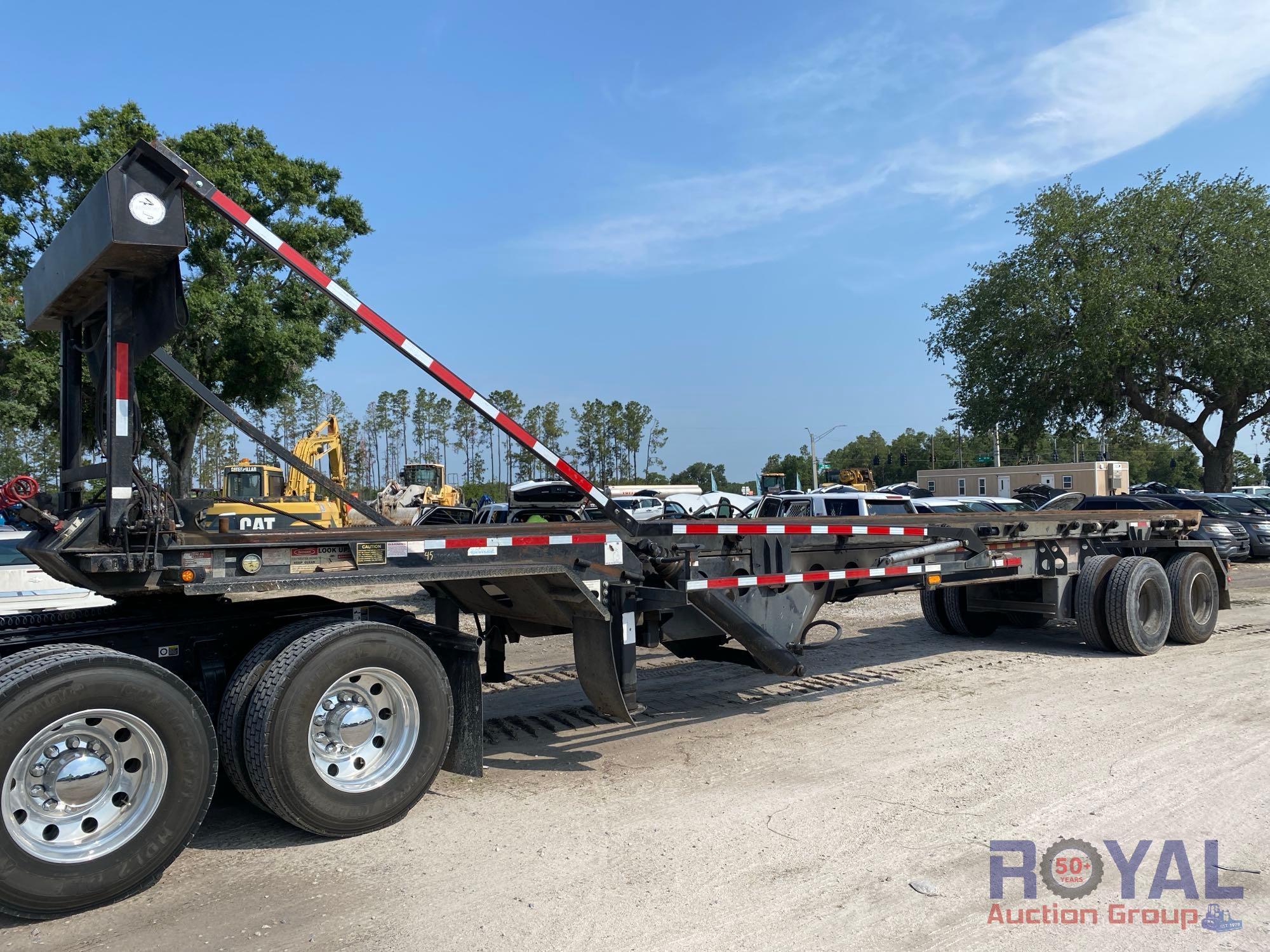 2012 Benlee TA60TC44 53ft 25 Ton T/A Rolloff Trailer