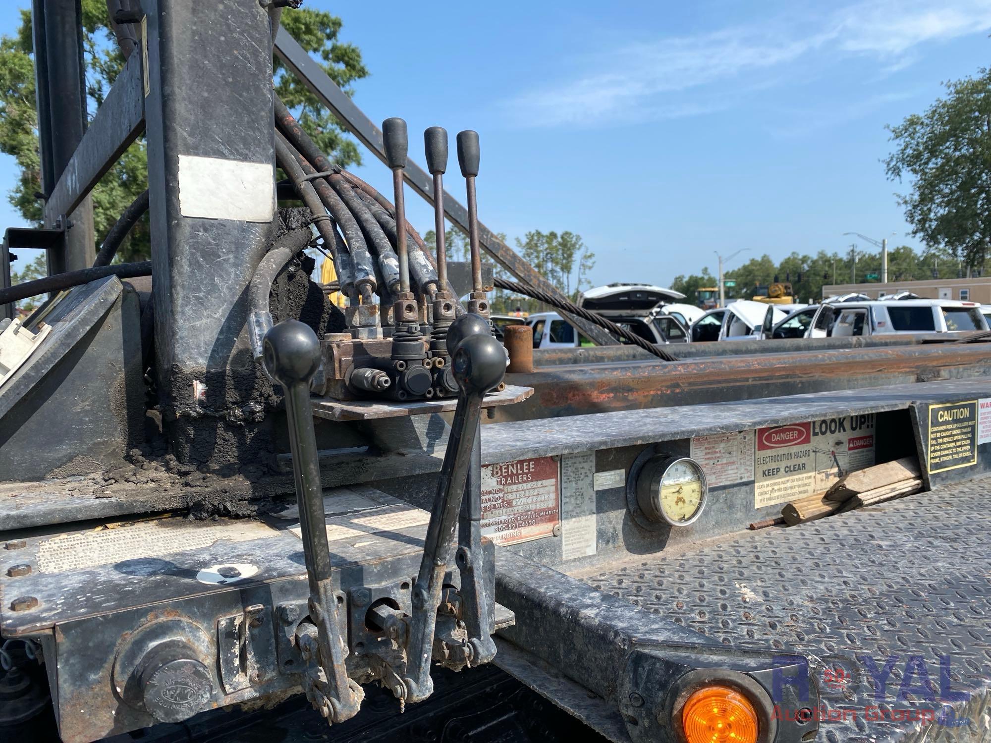 2012 Benlee TA60TC44 53ft 25 Ton T/A Rolloff Trailer