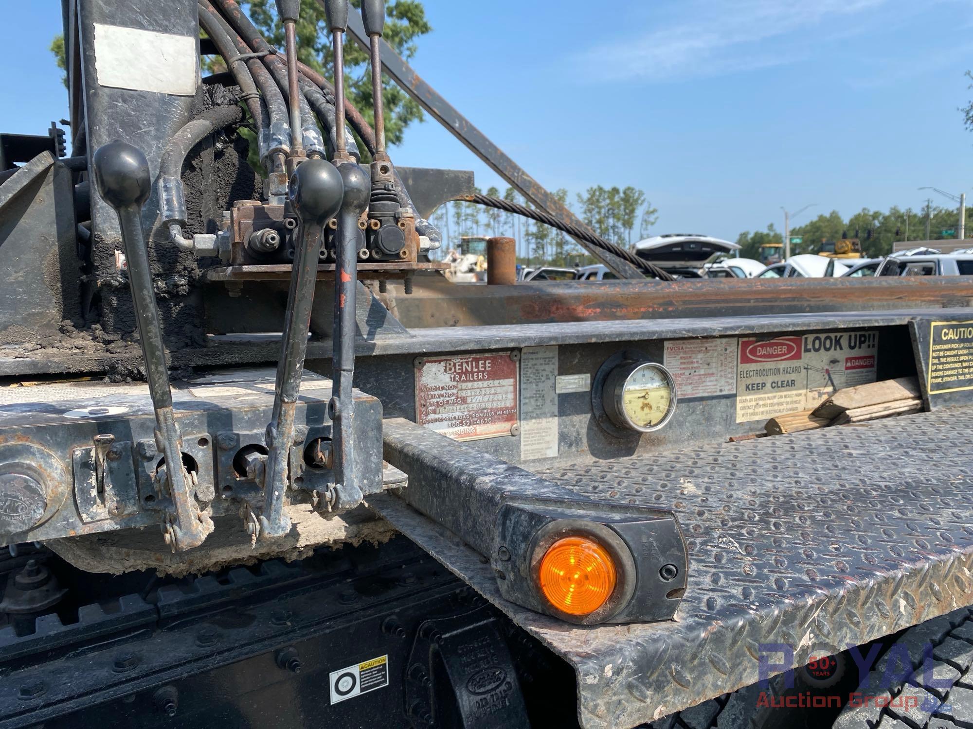 2012 Benlee TA60TC44 53ft 25 Ton T/A Rolloff Trailer