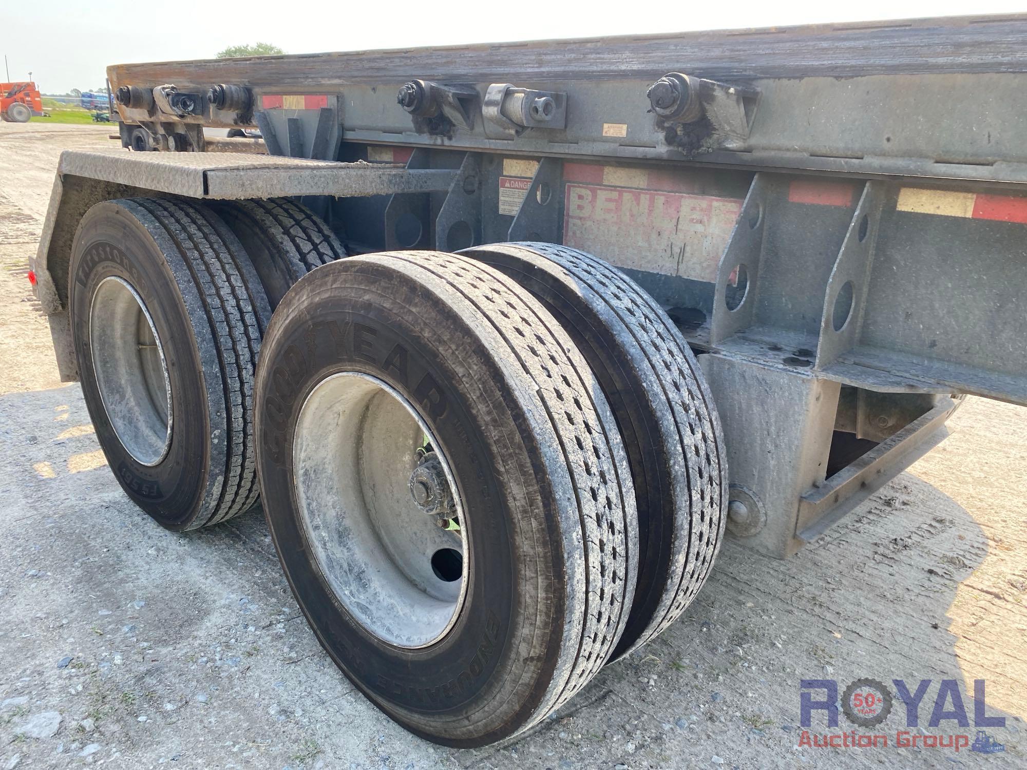2012 Benlee TA60TC44 53ft 25 Ton T/A Rolloff Trailer