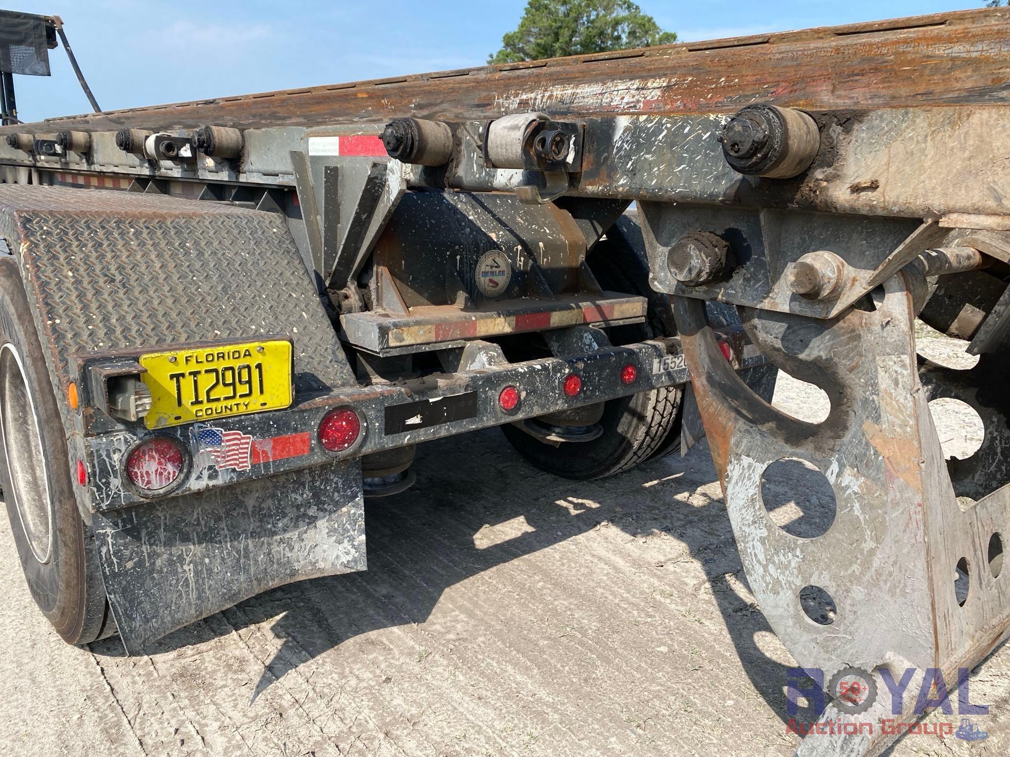 2012 Benlee TA60TC44 53ft 25 Ton T/A Rolloff Trailer