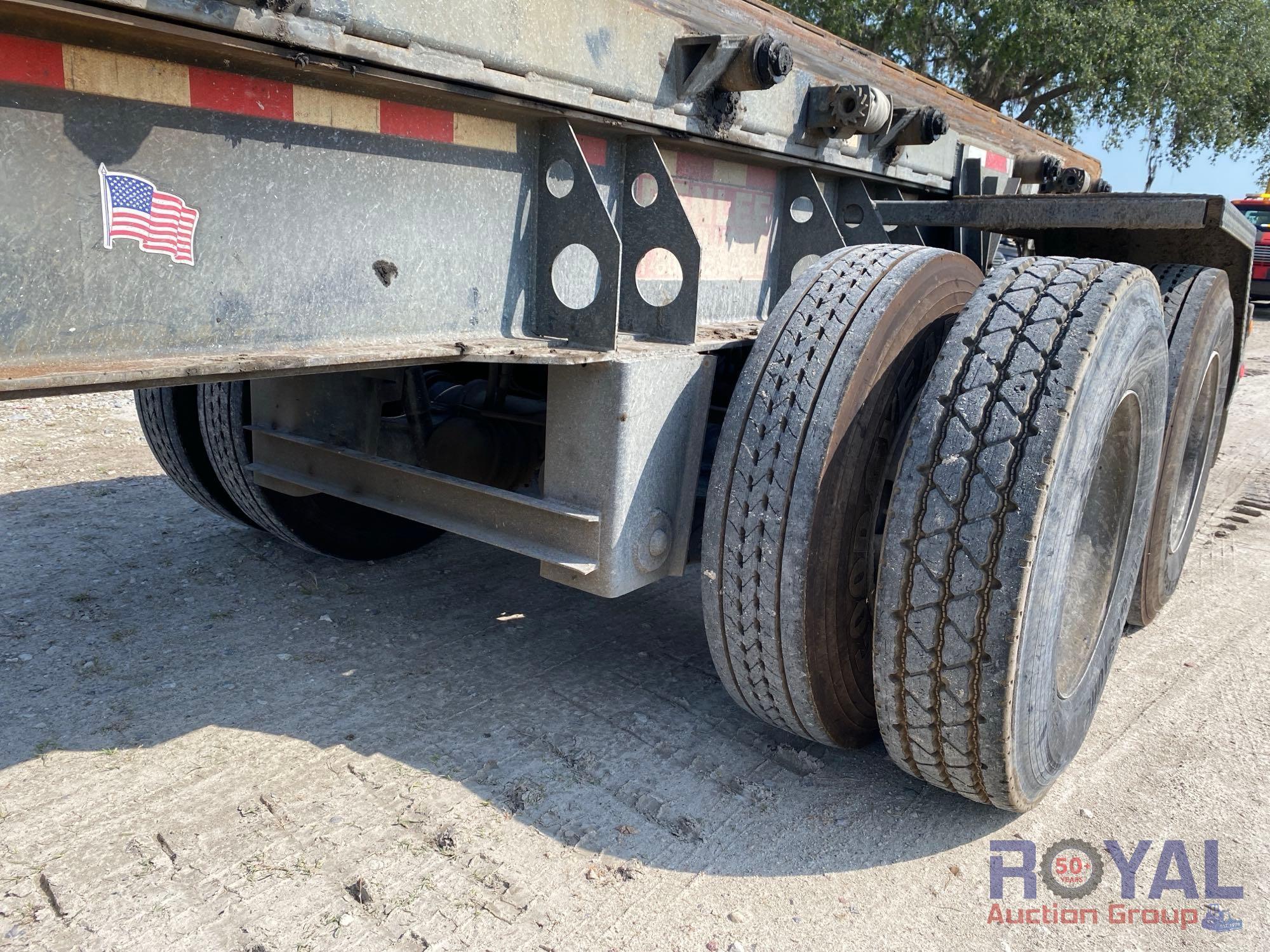 2012 Benlee TA60TC44 53ft 25 Ton T/A Rolloff Trailer