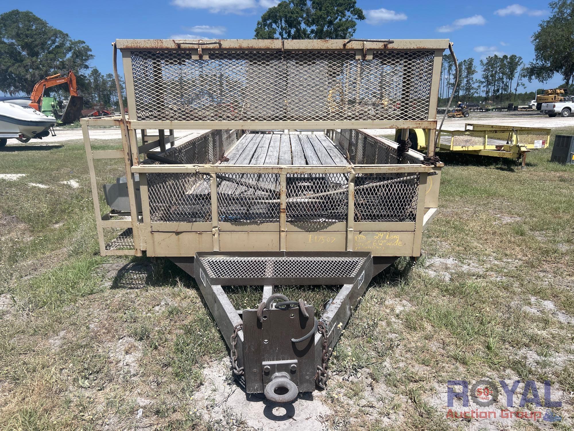 1994 Crosley 6x24 5-Ton T/A Equipment Trailer