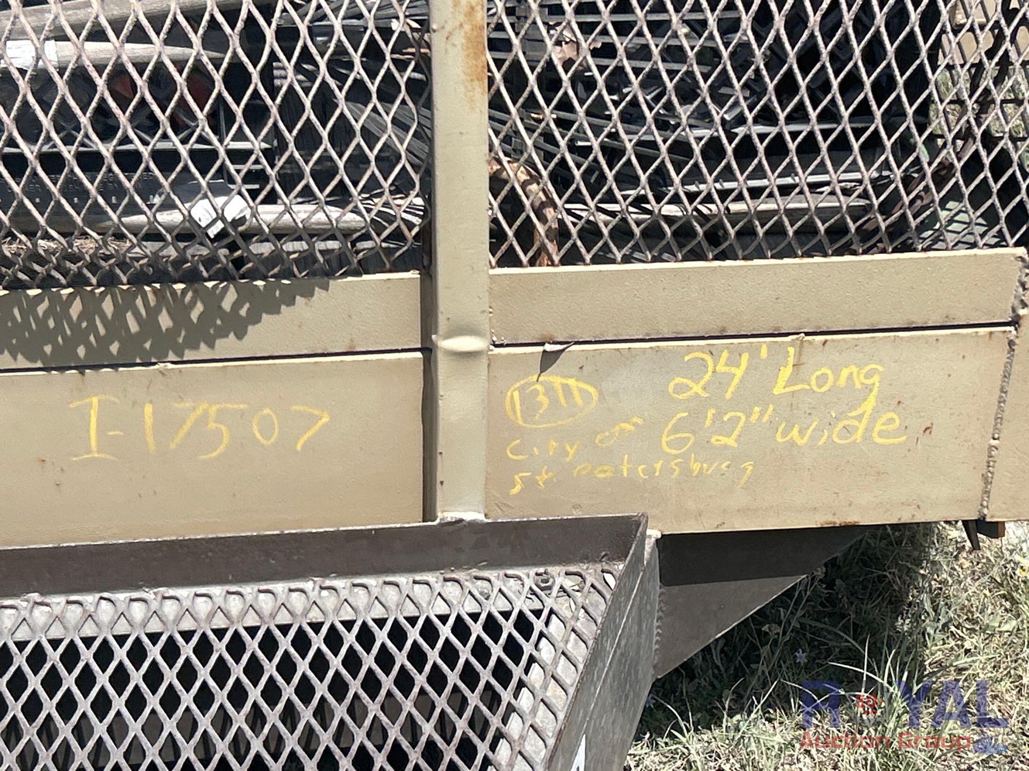 1994 Crosley 6x24 5-Ton T/A Equipment Trailer